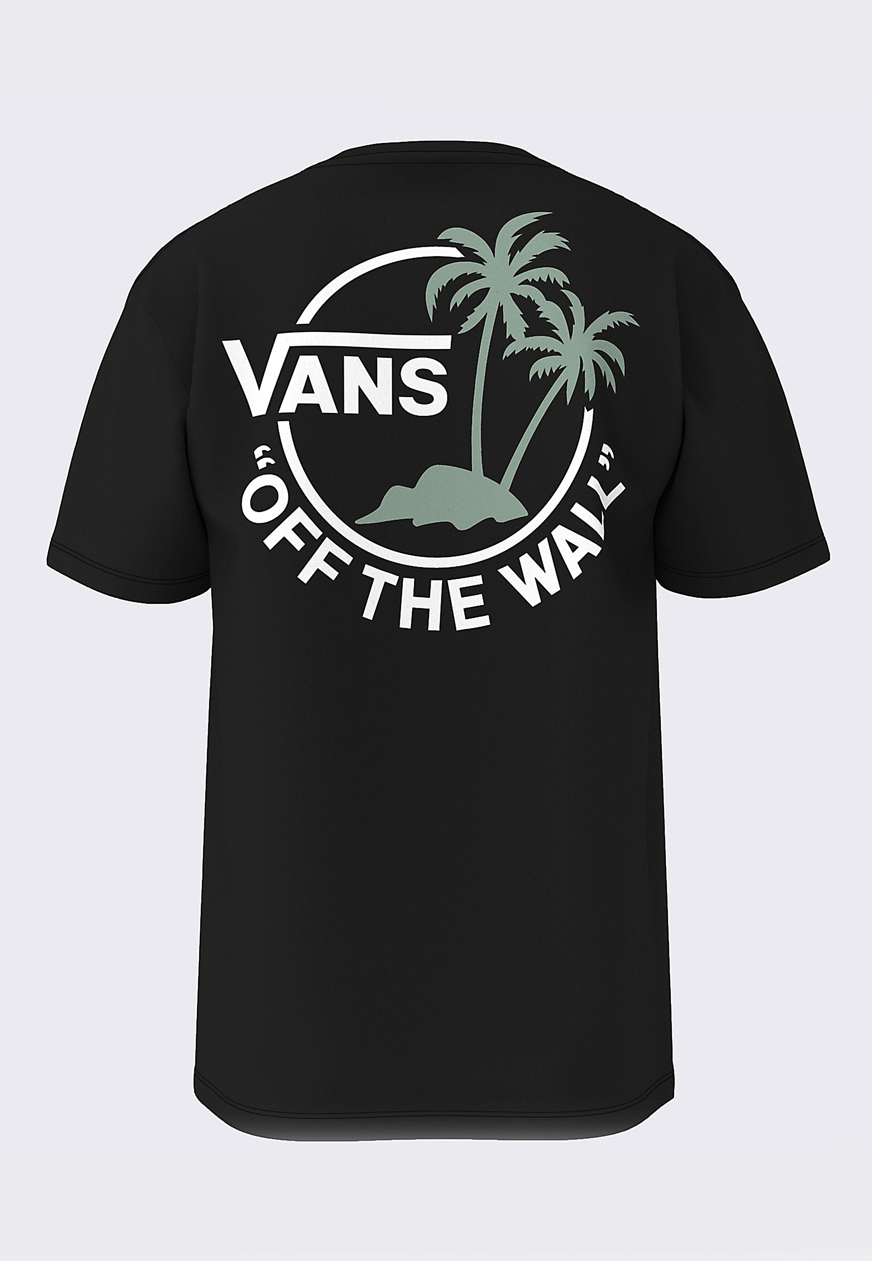 Vans - Classic Mini Dual Palm II Black/Iceberg Green - T-Shirt | Men-Image