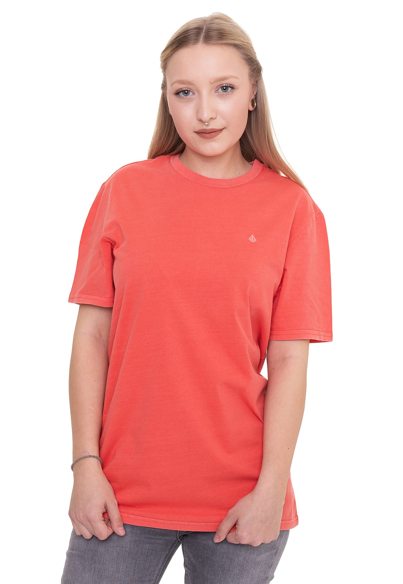 Volcom - Solid Stone EMB Rosewood - T-Shirt | Women-Image