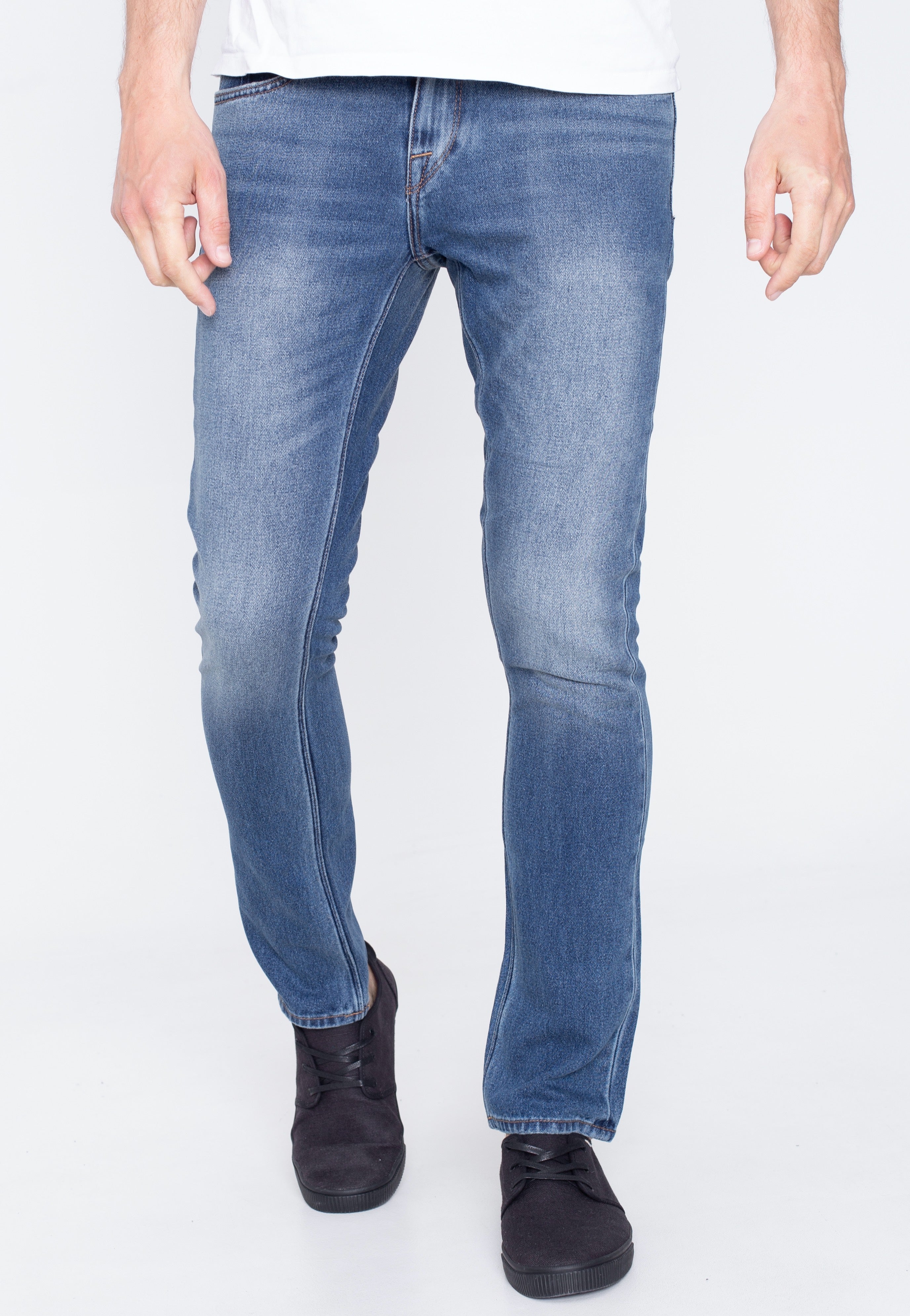 Volcom - 2X4 Denim Middle Broken Blue - Jeans | Men-Image