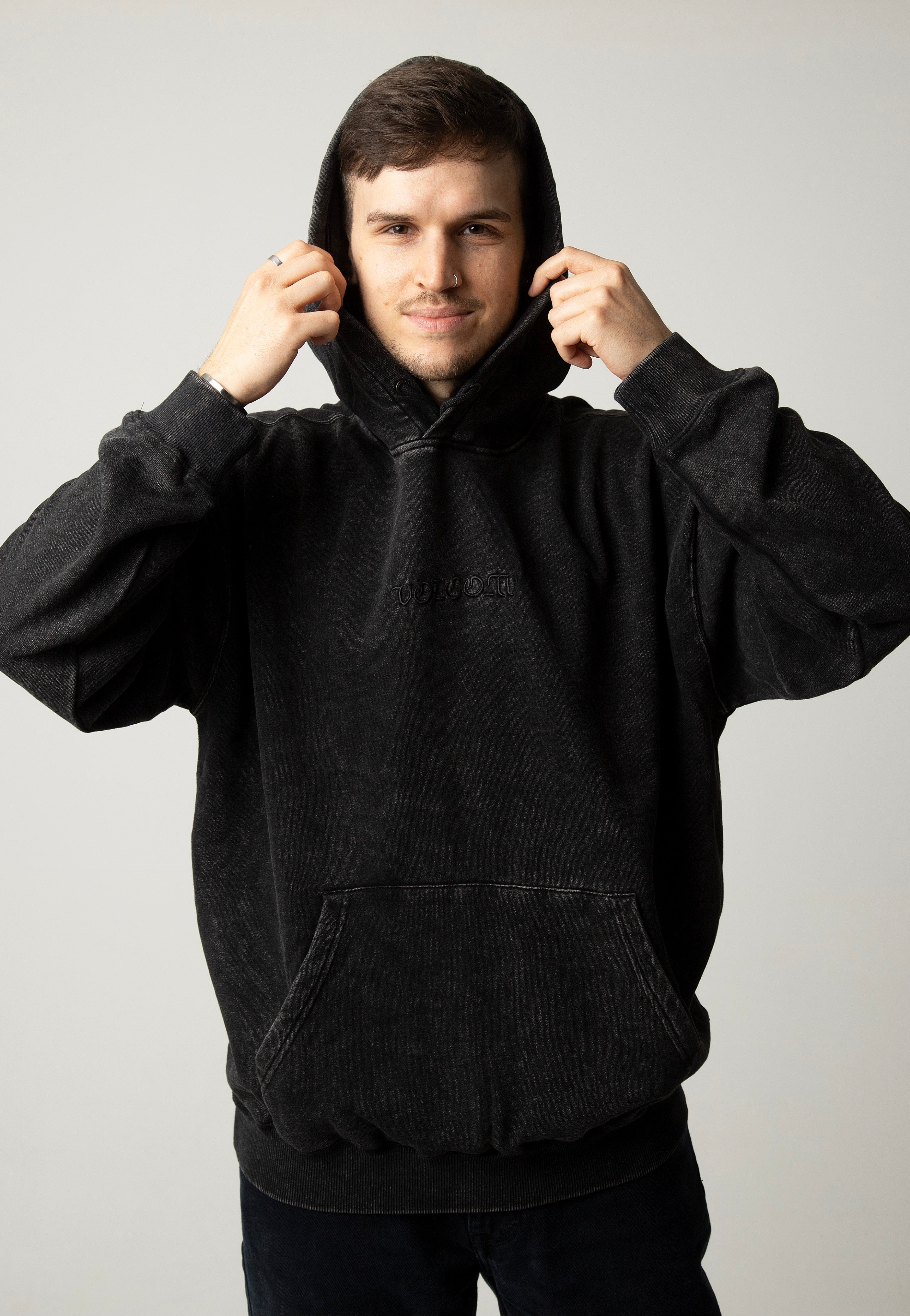 Volcom - Acid Wall Black - Hoodie | Men-Image