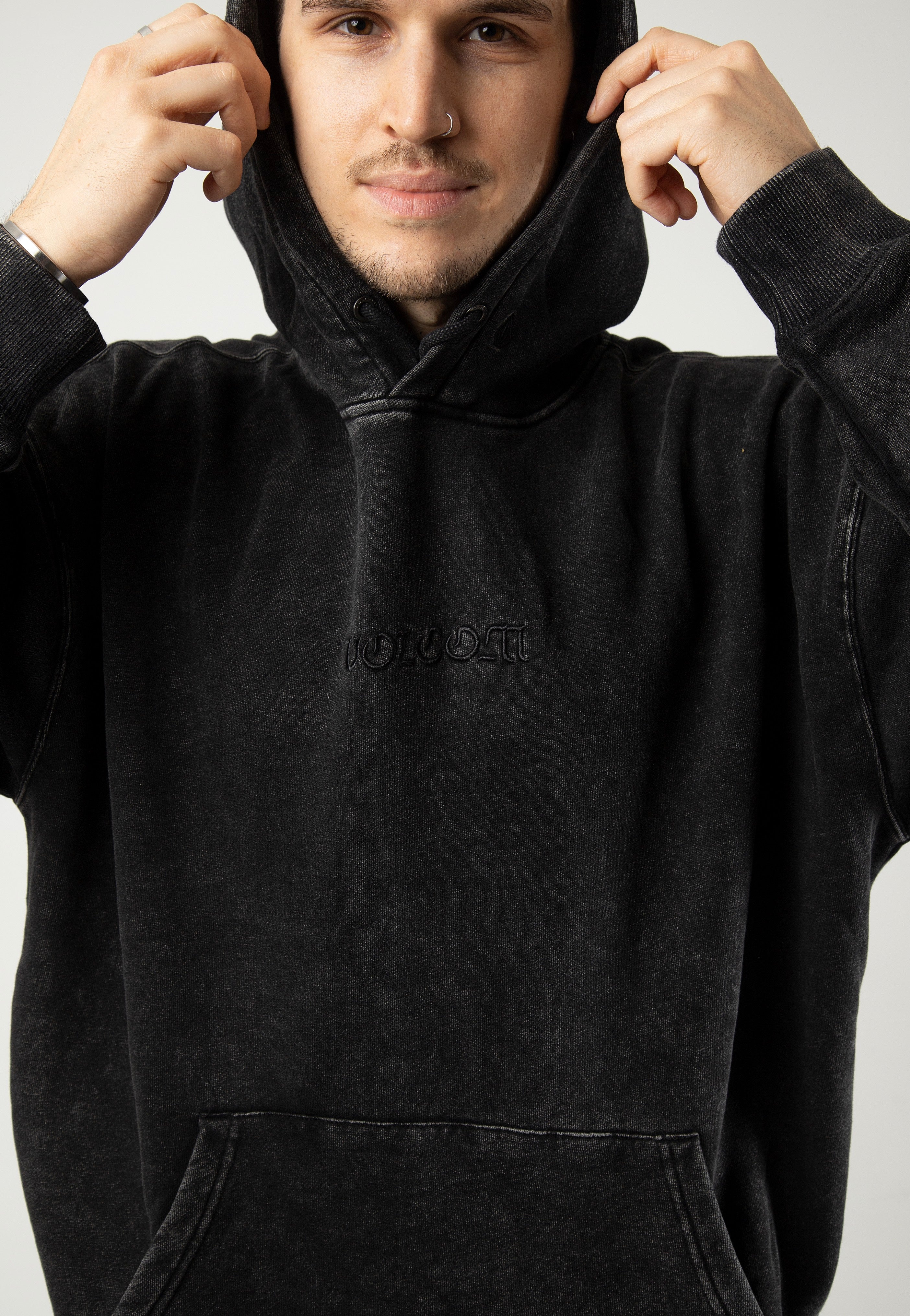 Volcom - Acid Wall Black - Hoodie | Men-Image