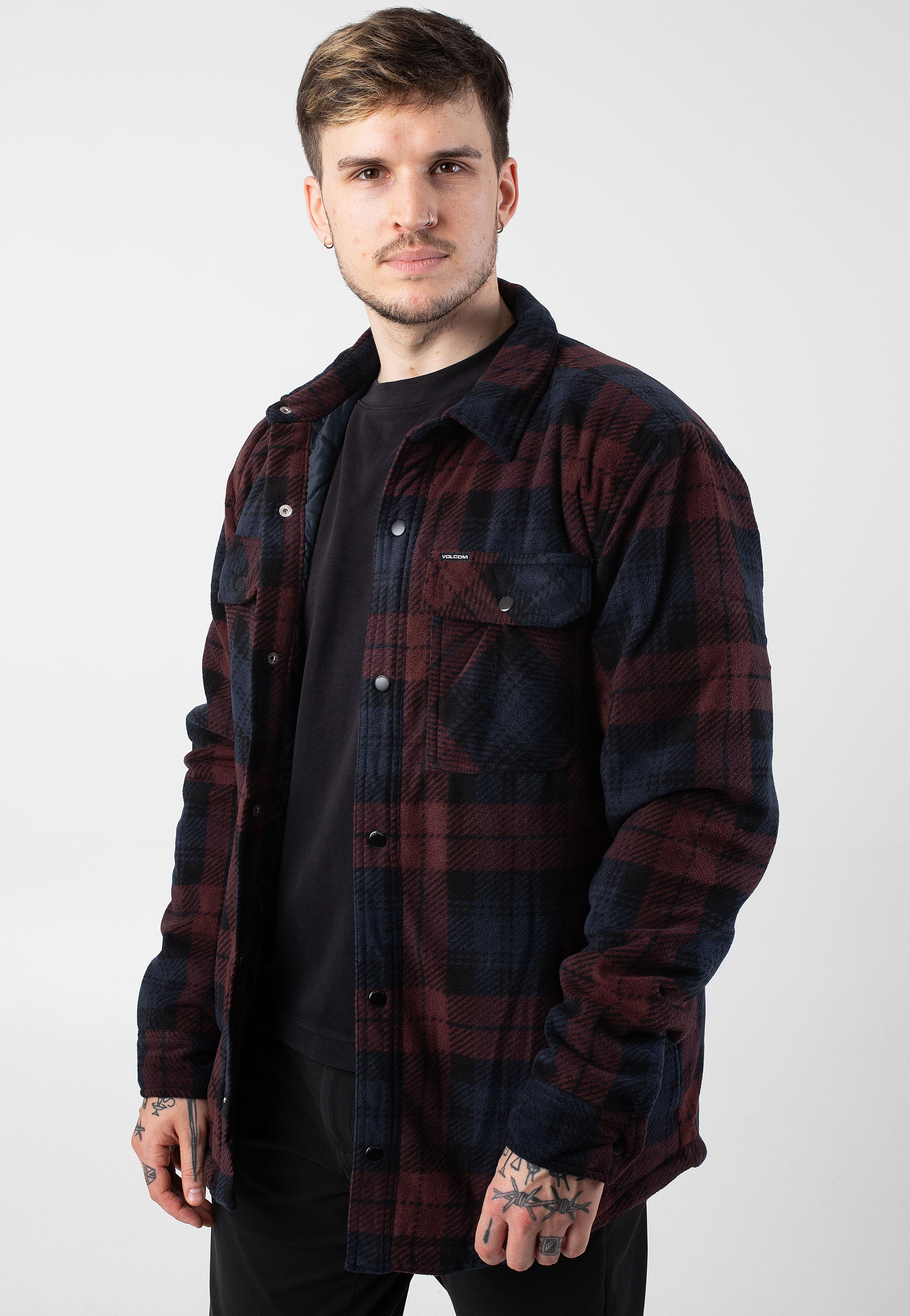 Volcom - Bowered Fleece Merlot - Jacket | Men-Image