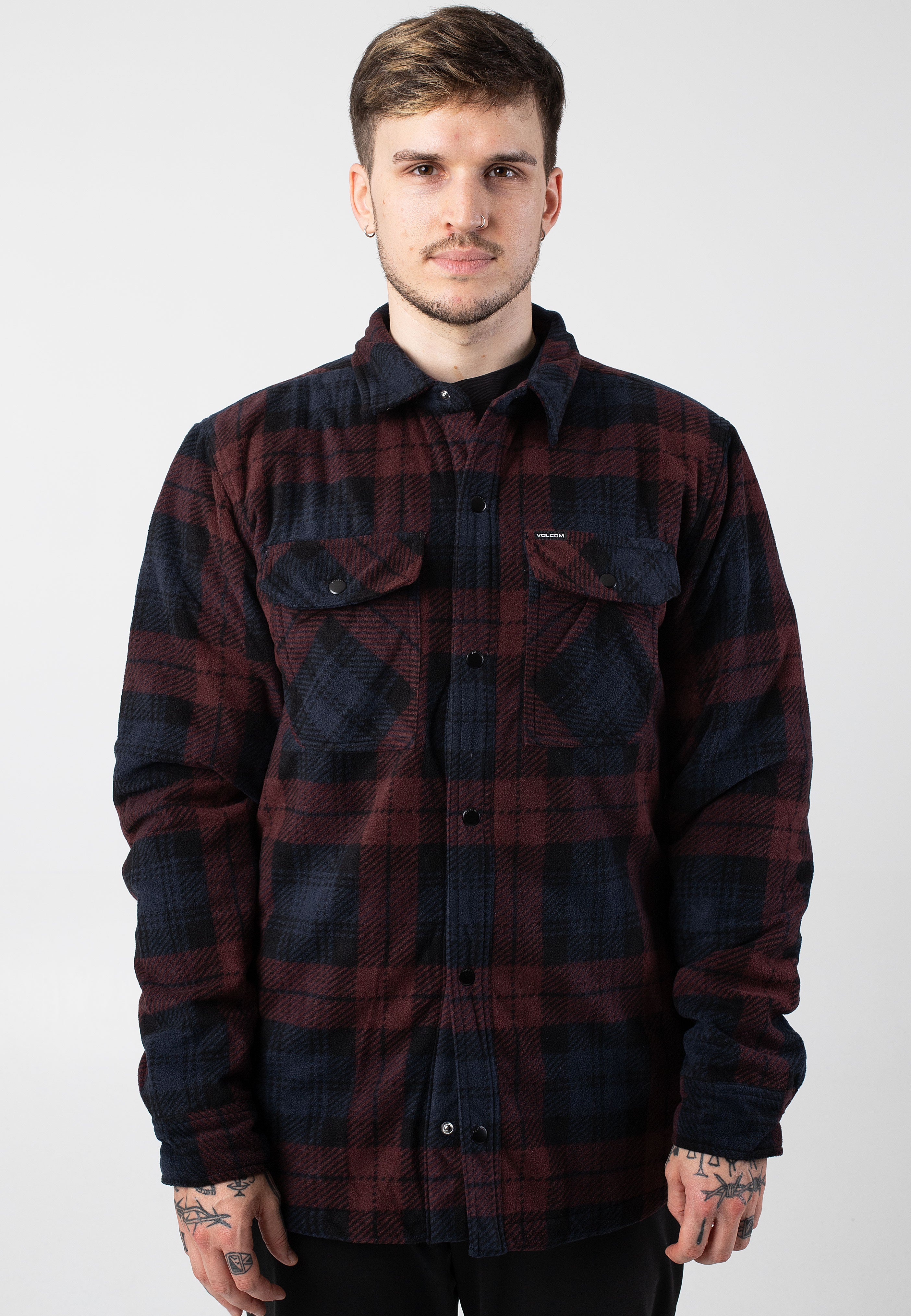 Volcom - Bowered Fleece Merlot - Jacket | Men-Image