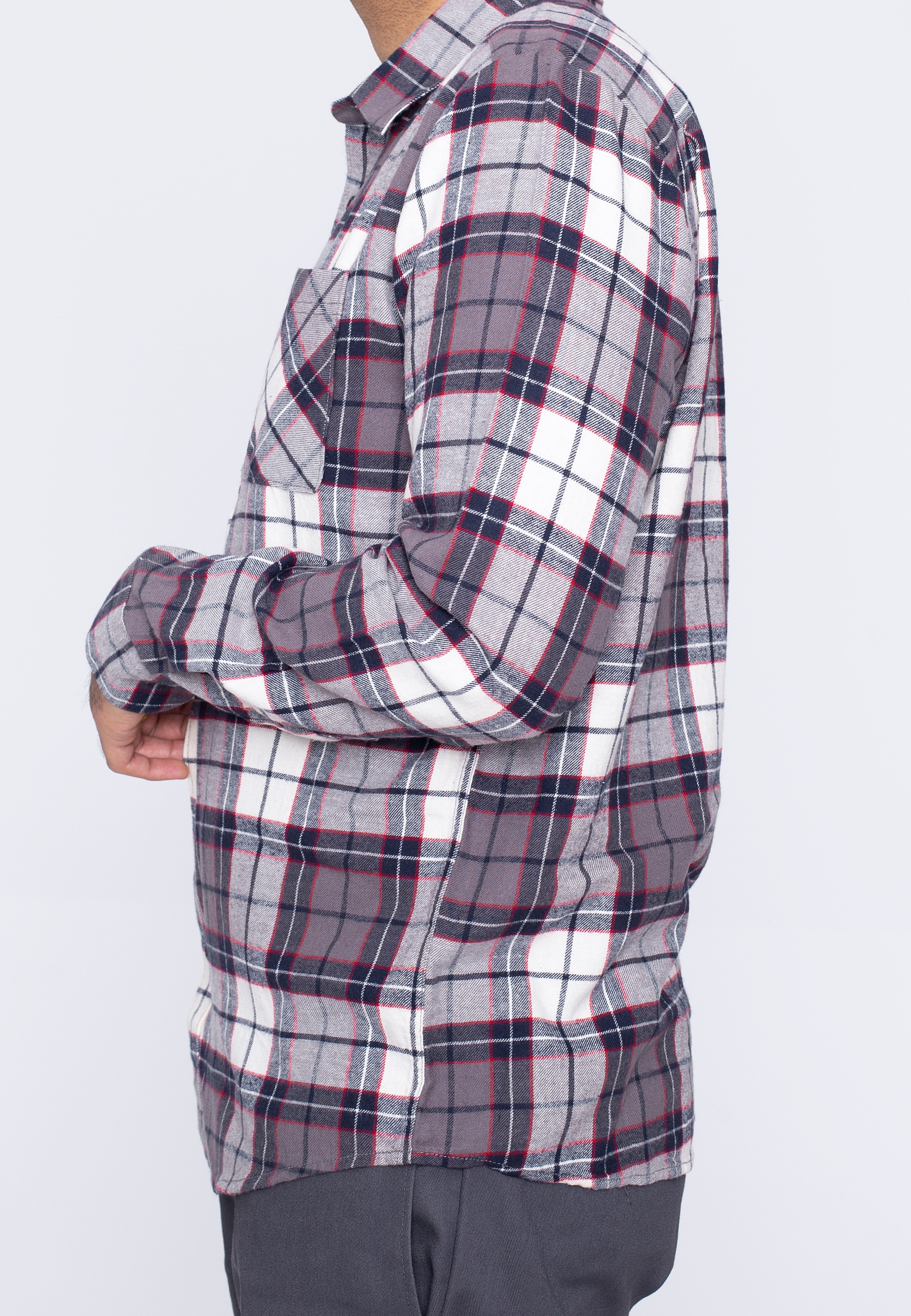 Volcom - Caden Plaid Bleached Sand - Shirt | Men-Image