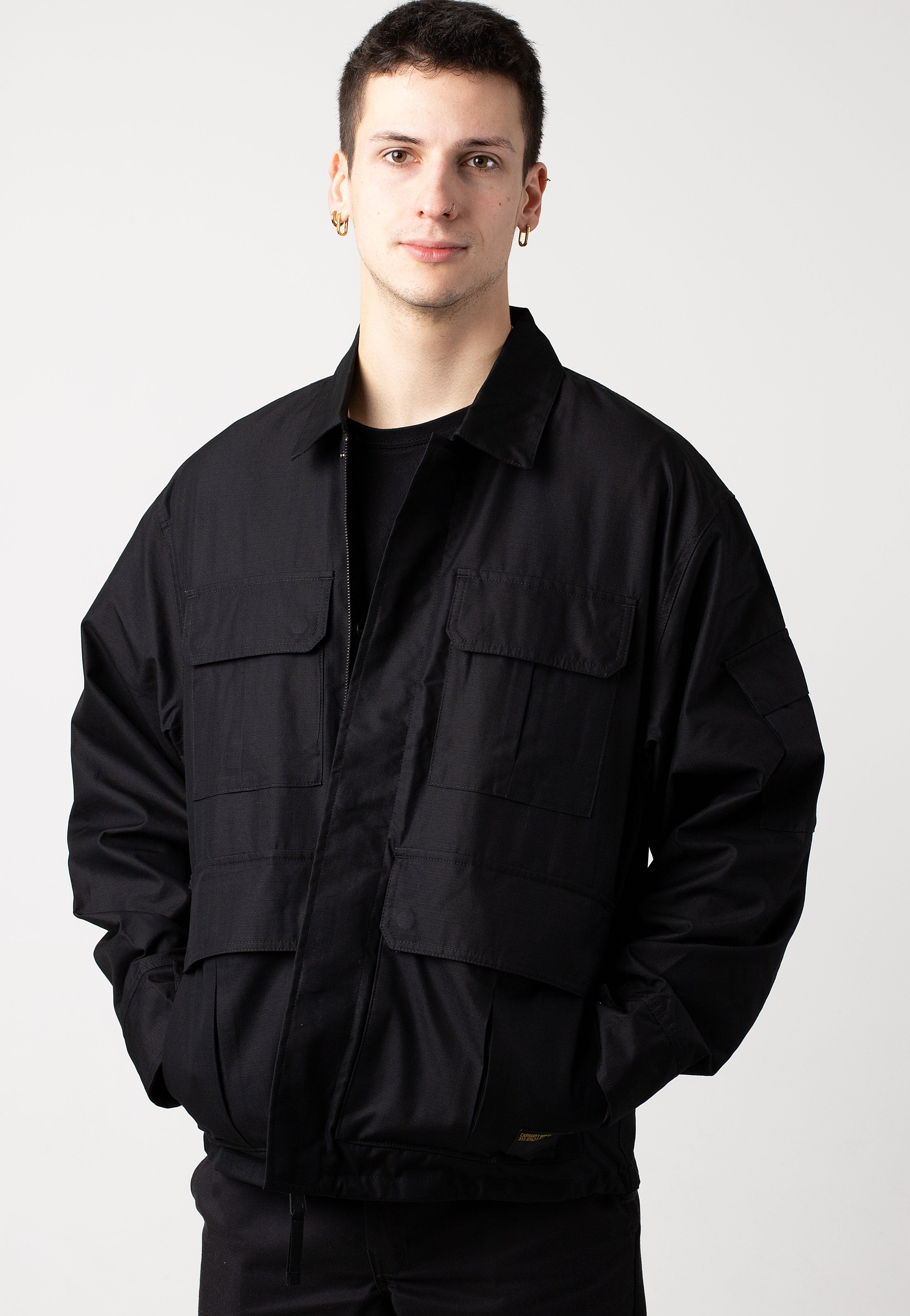 Carhartt WIP - Holt Black - Jacket | Men-Image