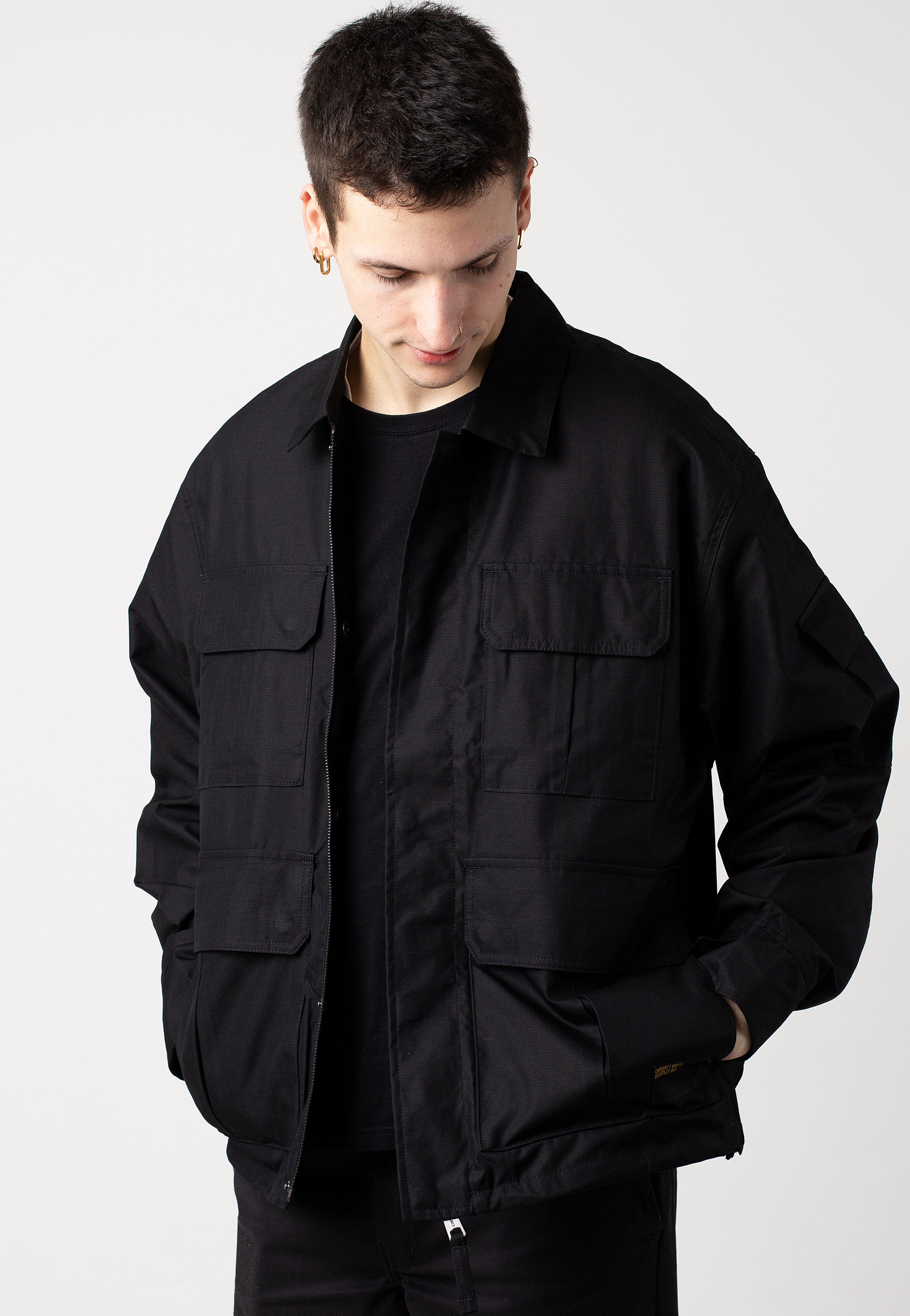 Carhartt WIP - Holt Black - Jacket | Men-Image