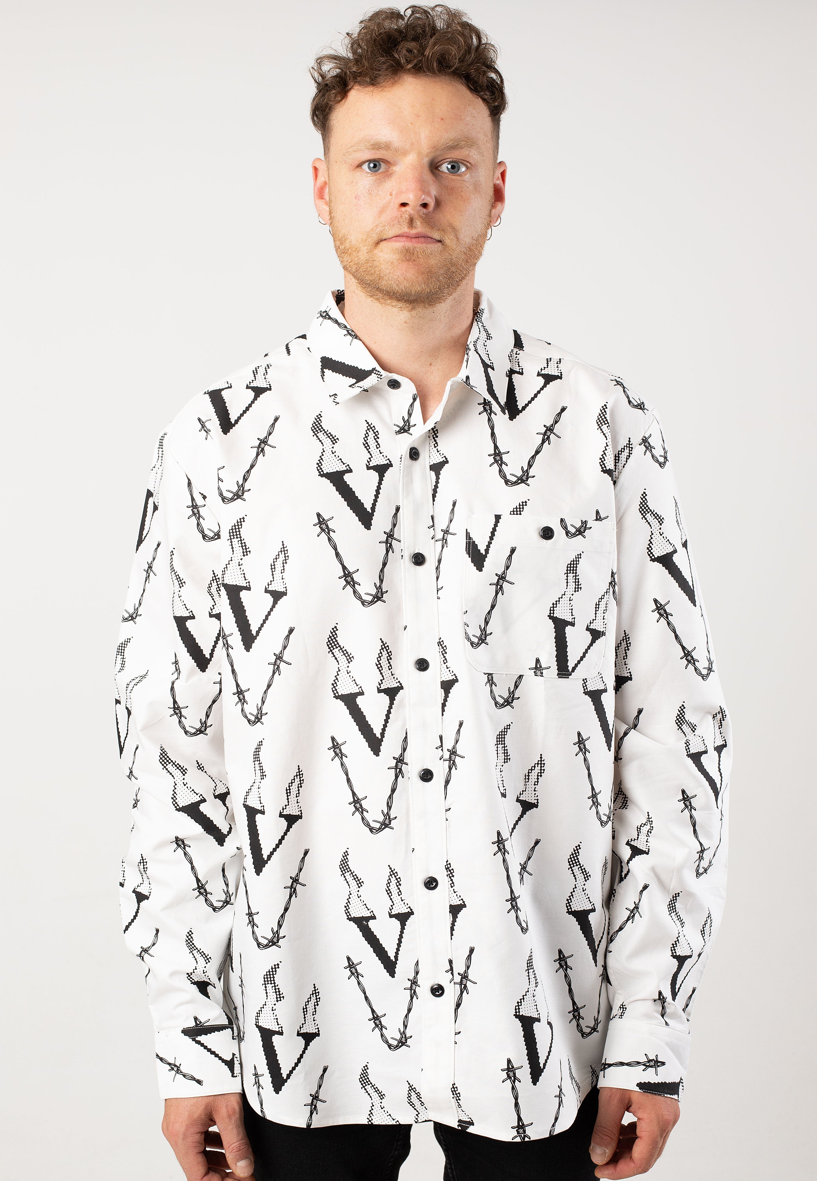 Volcom - Fergadelic Woven White - Shirt | Men-Image