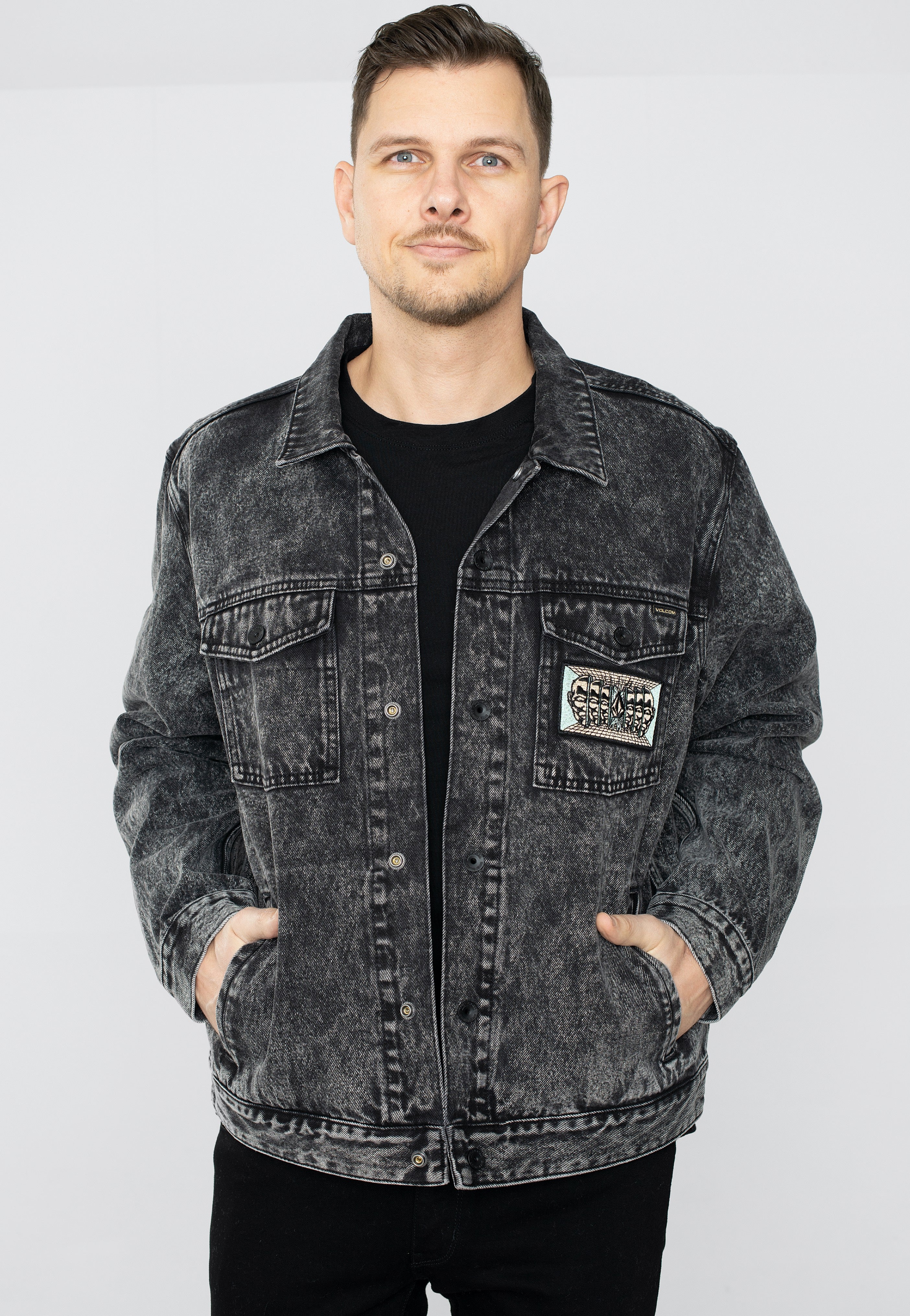 Volcom - Mind Invasion Black - Jeans Jacket | Men-Image