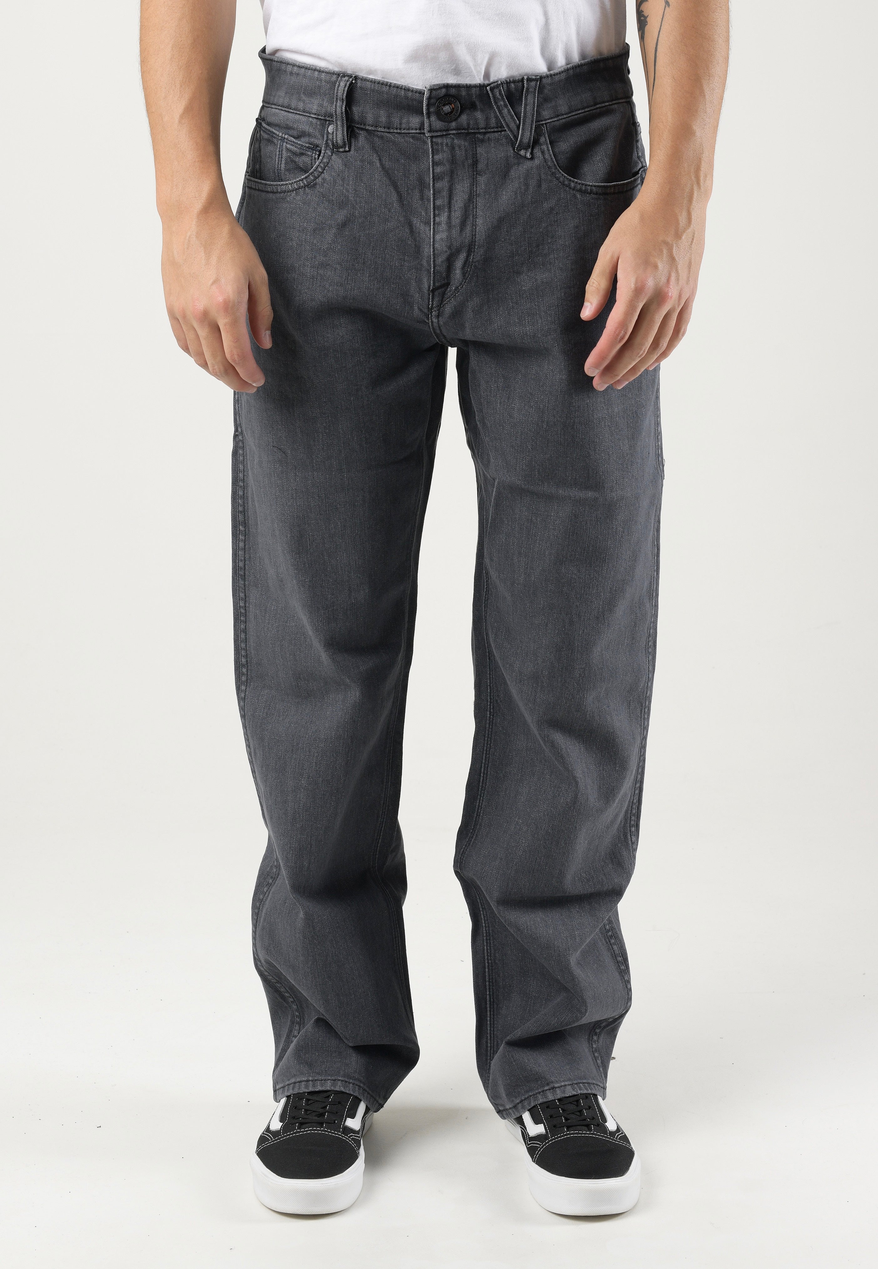 Volcom - Modown Easy Enzyme Grey - Jeans | Men-Image