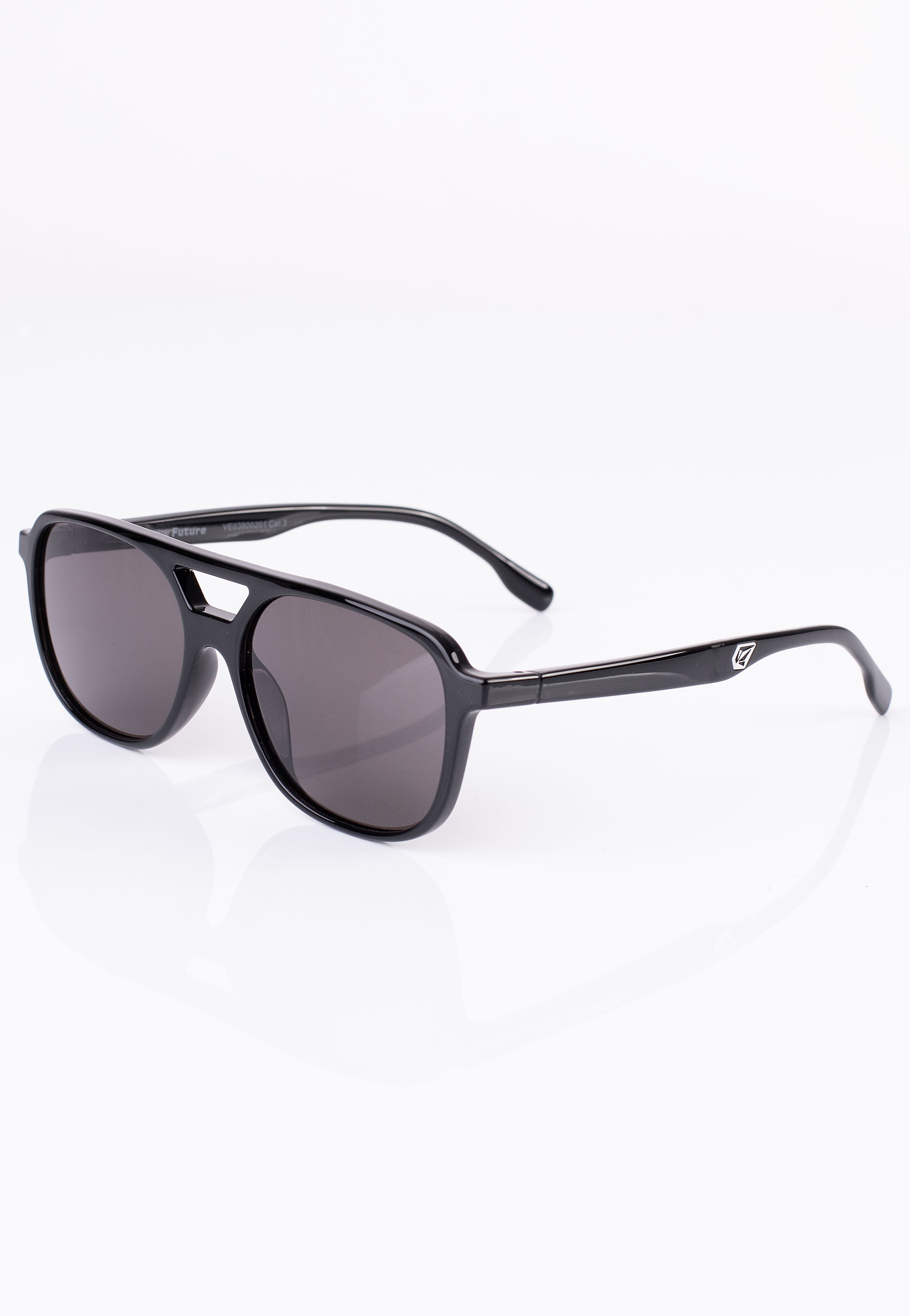 Volcom - New Future Gloss Black/Gray Gloss Black - Sunglasses | Neutral-Image