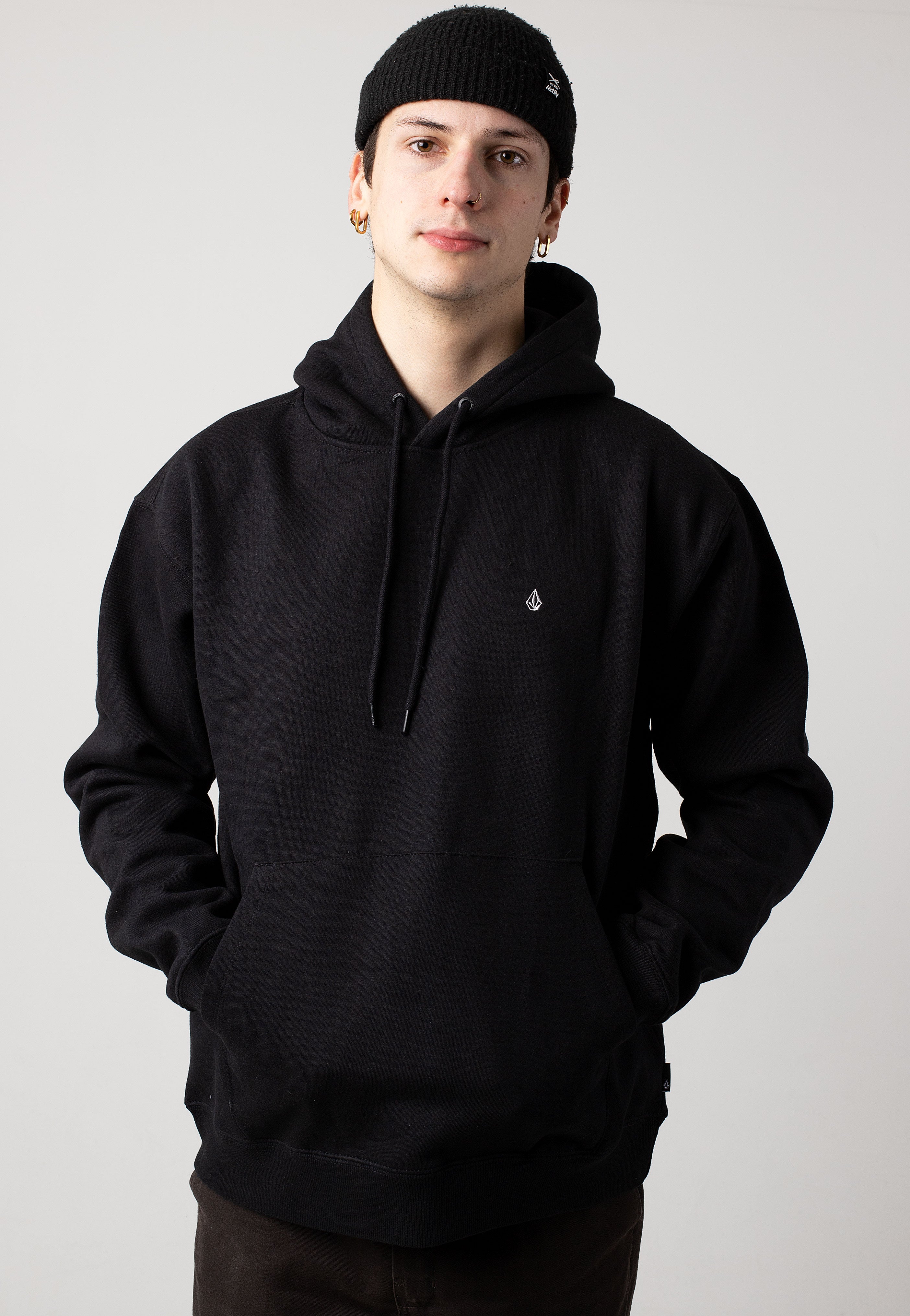 Volcom - Single Stone Black - Hoodie | Men-Image