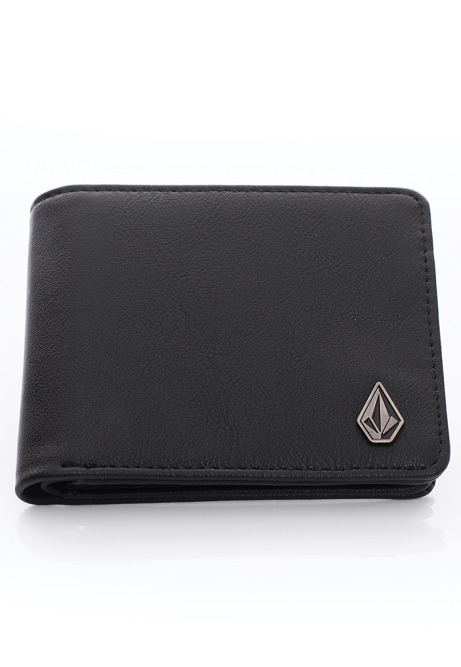 Volcom - Slim Stone PU Small Black - Wallet | Neutral-Image