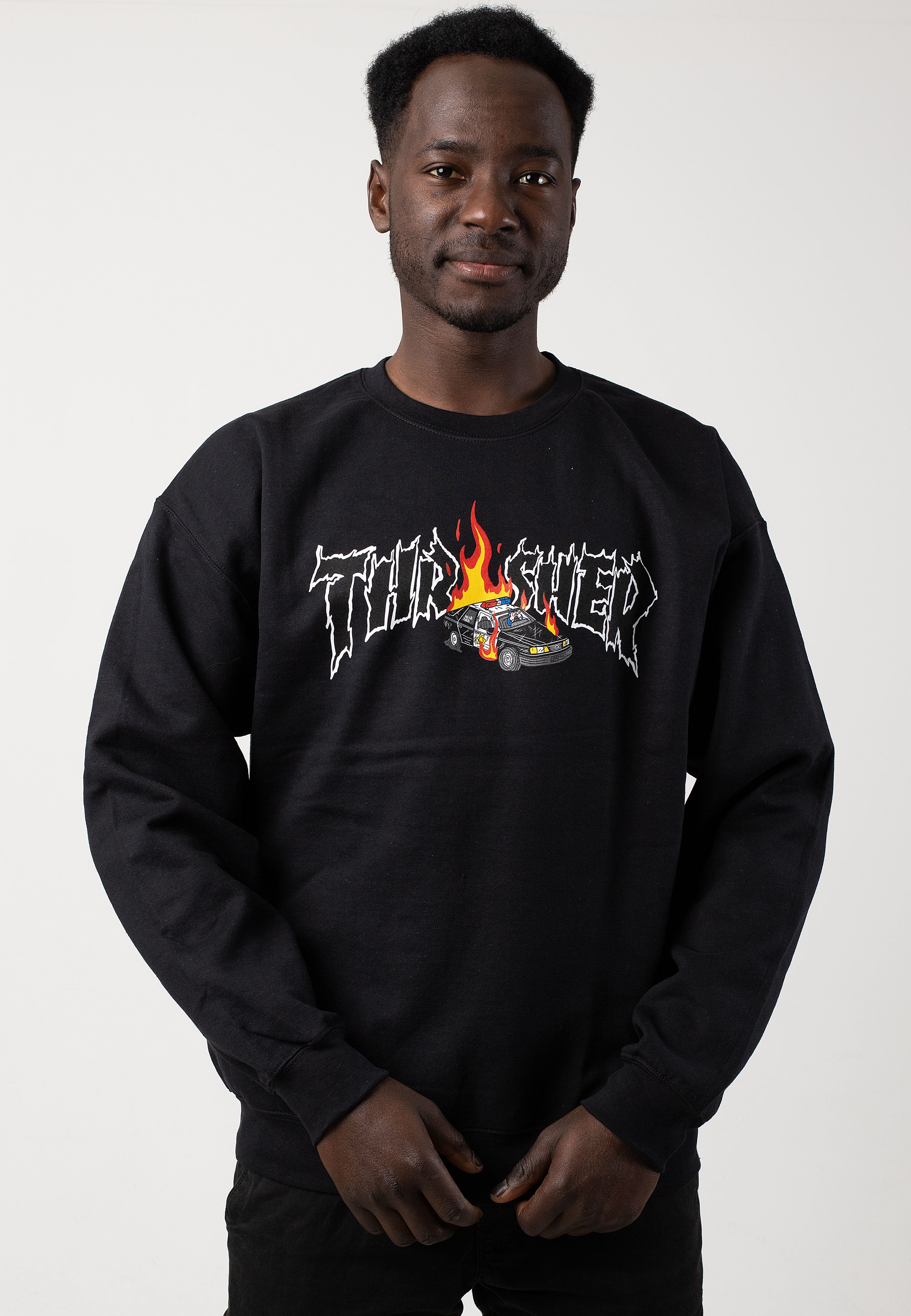 Thrasher - Cop Car Black - Sweater | Men-Image