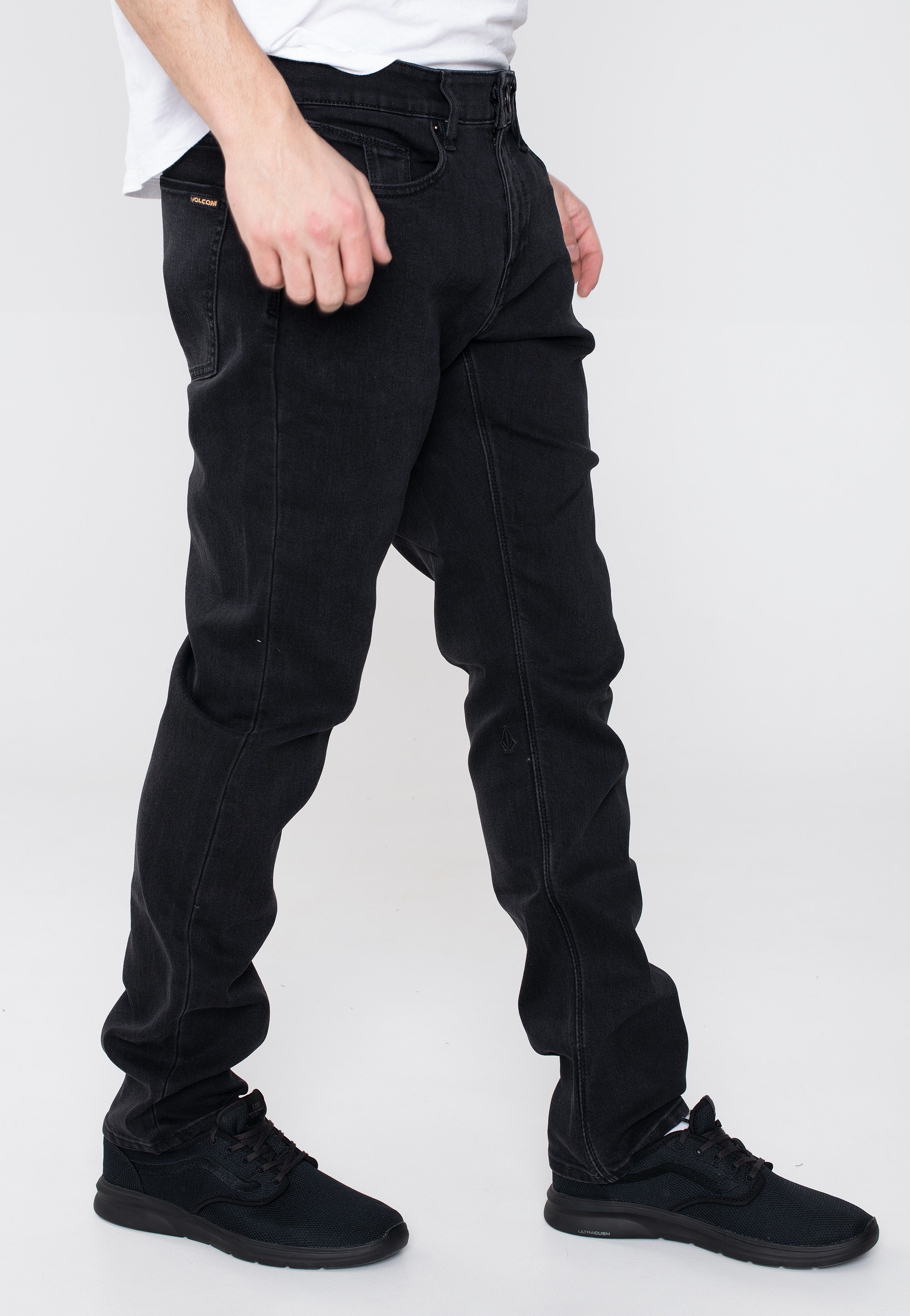 Volcom - Solver Tapered Denim Black Out - Jeans | Men-Image