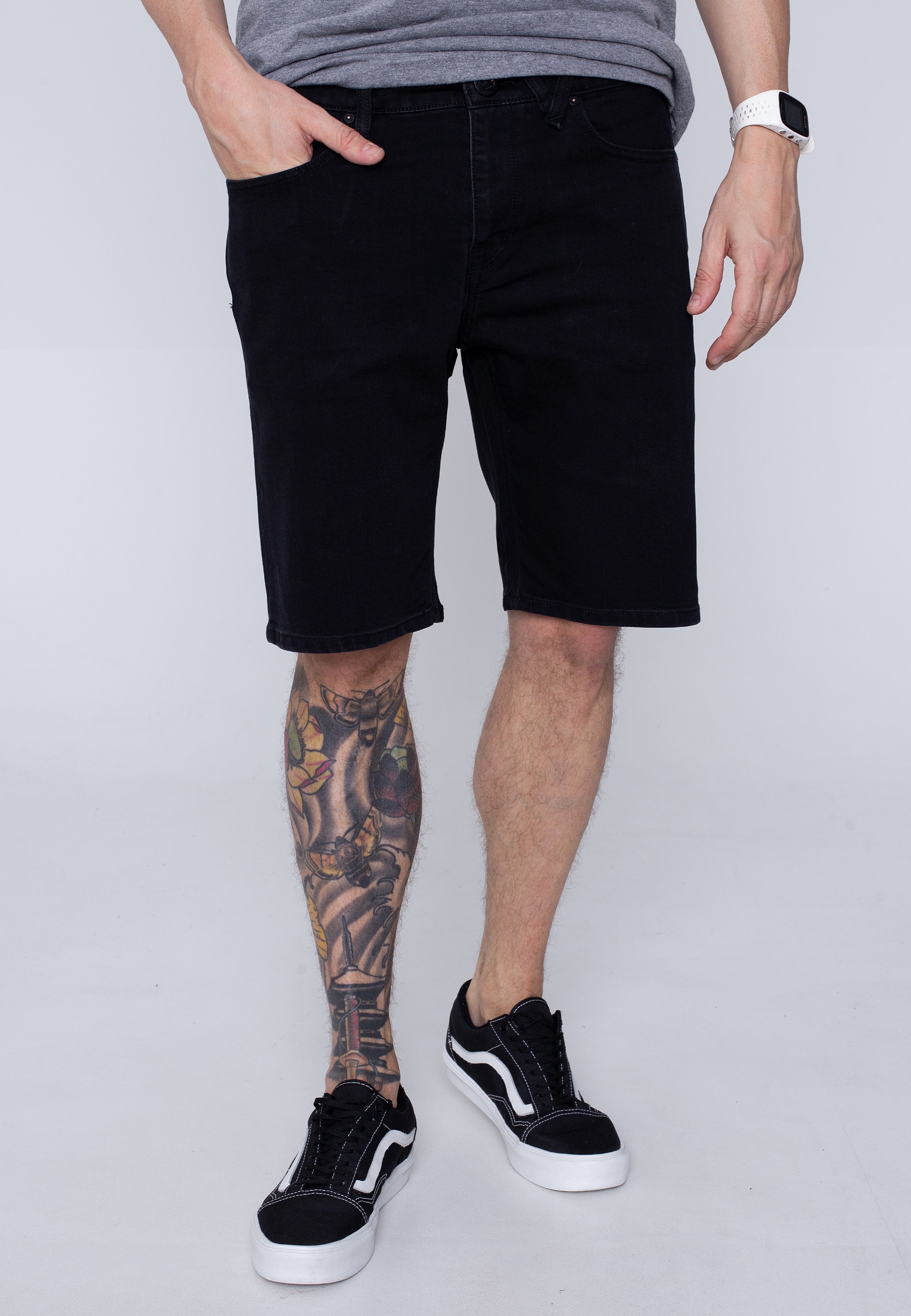 Volcom - Solver Denim Black Out - Shorts | Men-Image