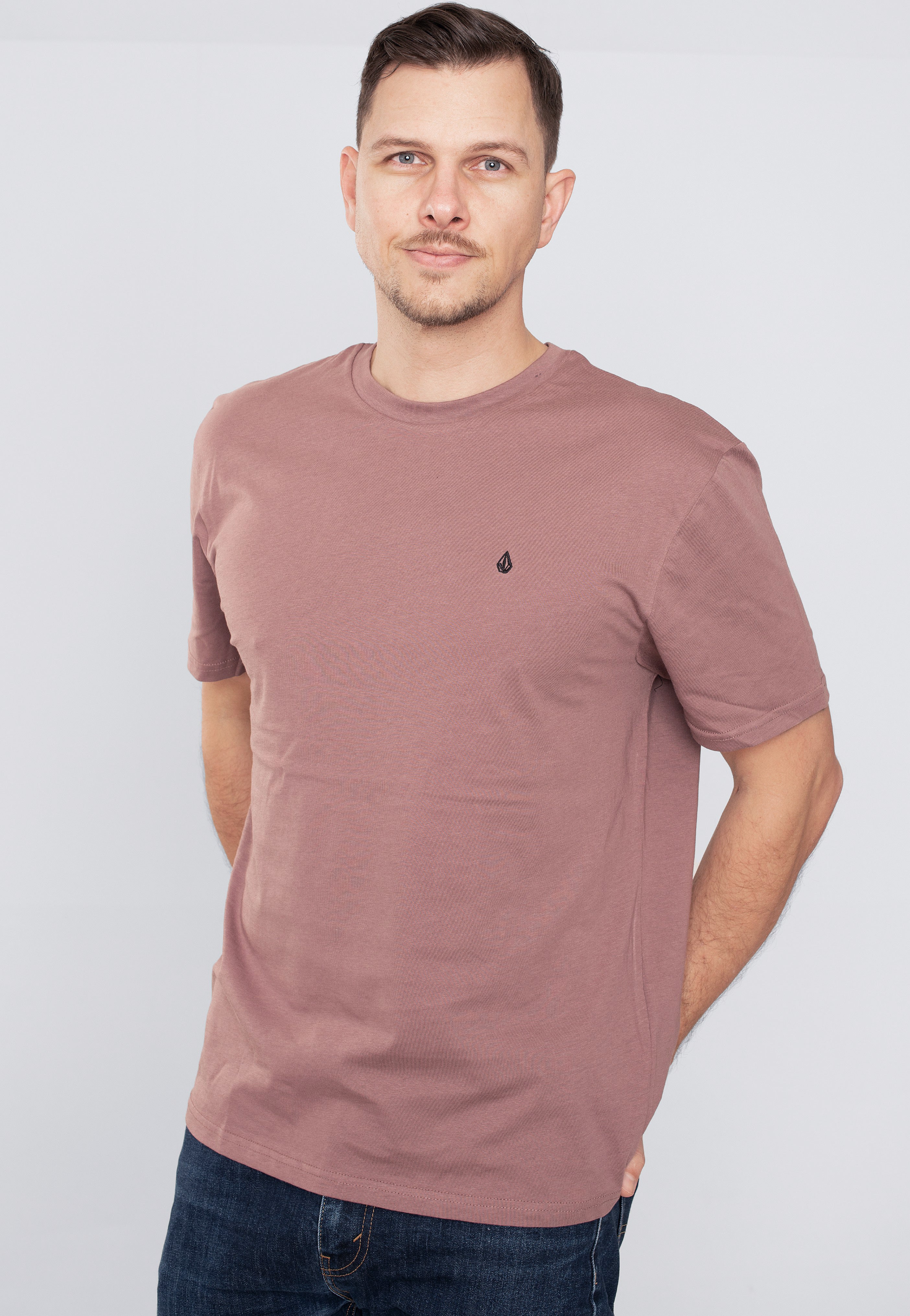 Volcom - Stone Blanks Bordeaux Brown - T-Shirt | Men-Image