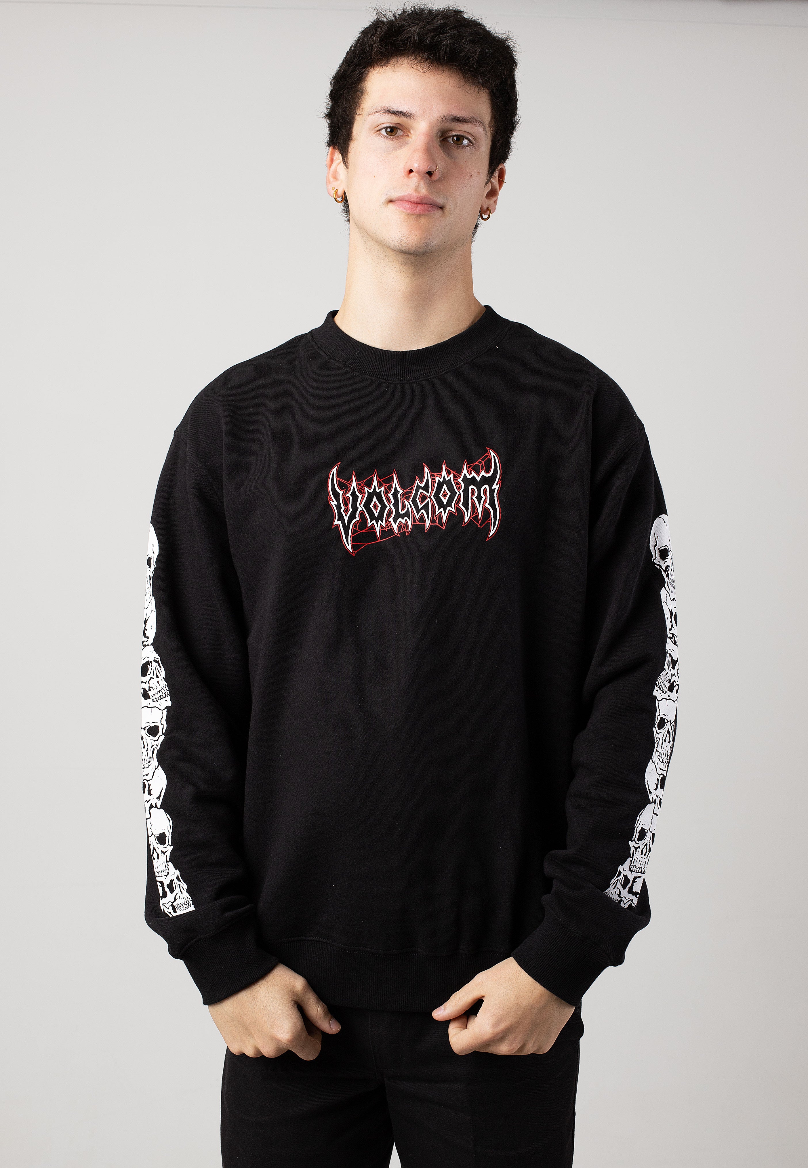 Volcom - Stone Lord Crew Black - Sweater | Men-Image