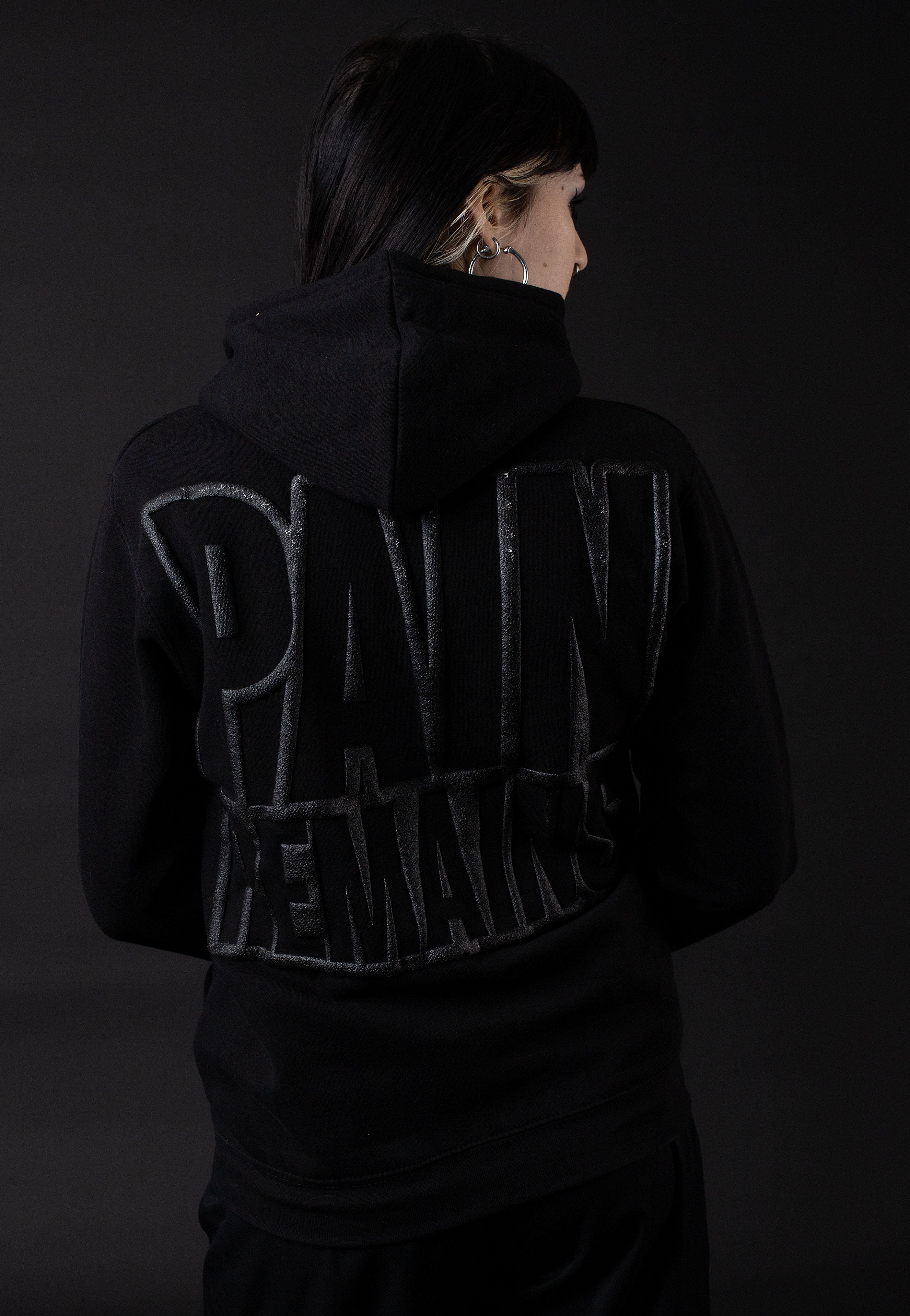 Lorna Shore - Pain Remains Limited Black On Black - Hoodie | Women-Image