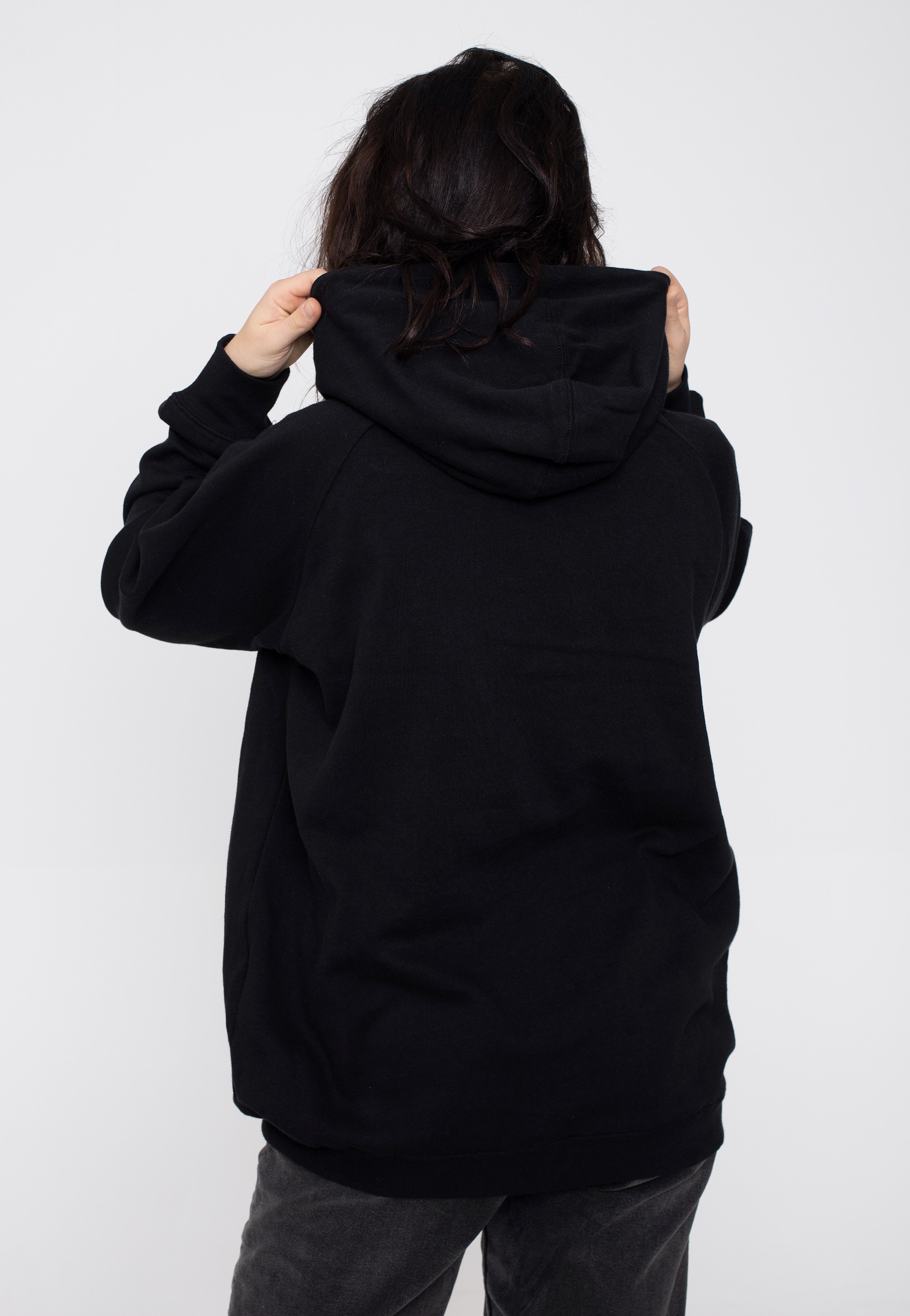 Volcom - Truly Stoked Boyfriend Black Escape - Hoodie | Women-Image