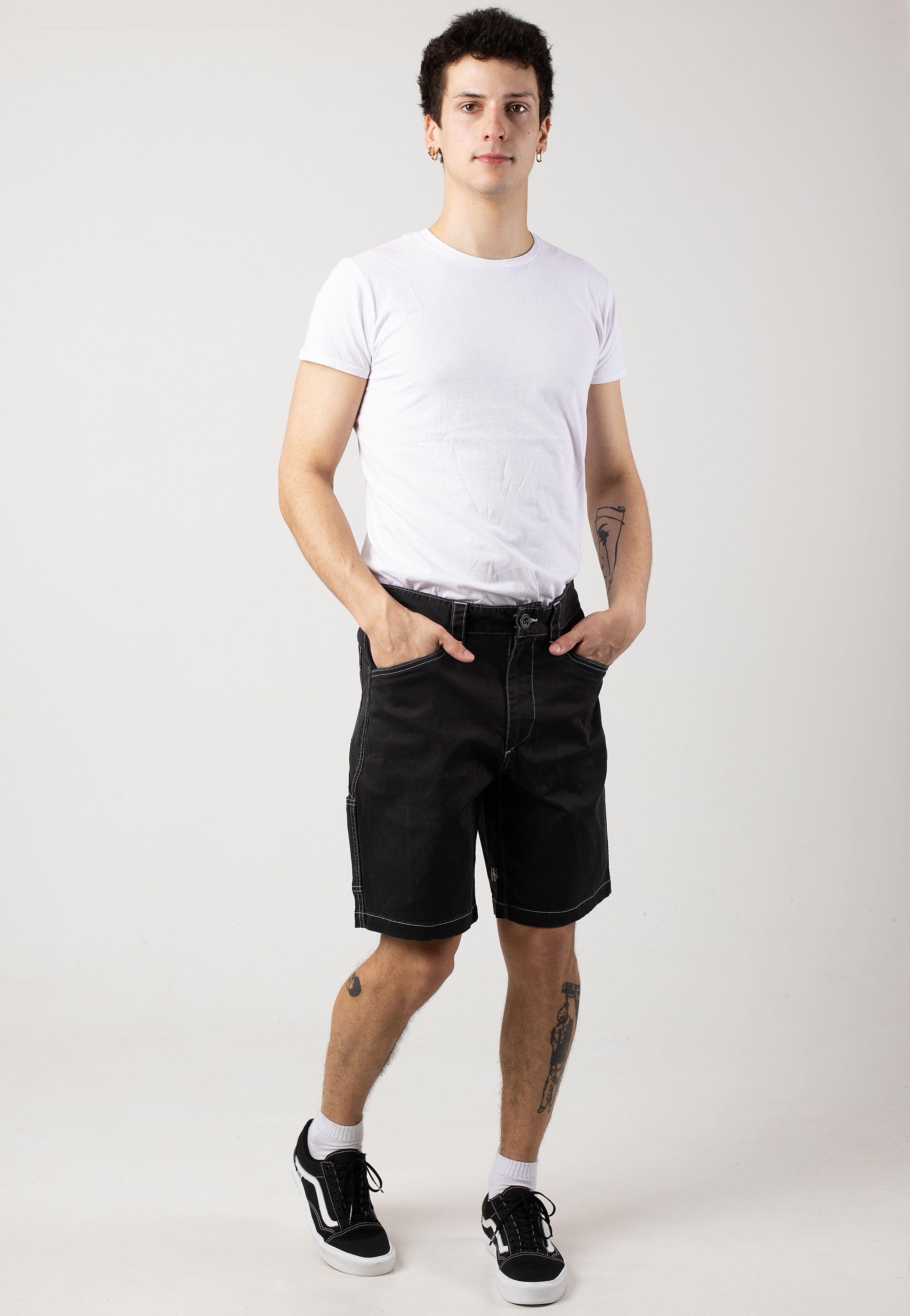 Volcom - V Ent Hockey Dad 20 Black - Shorts | Men-Image