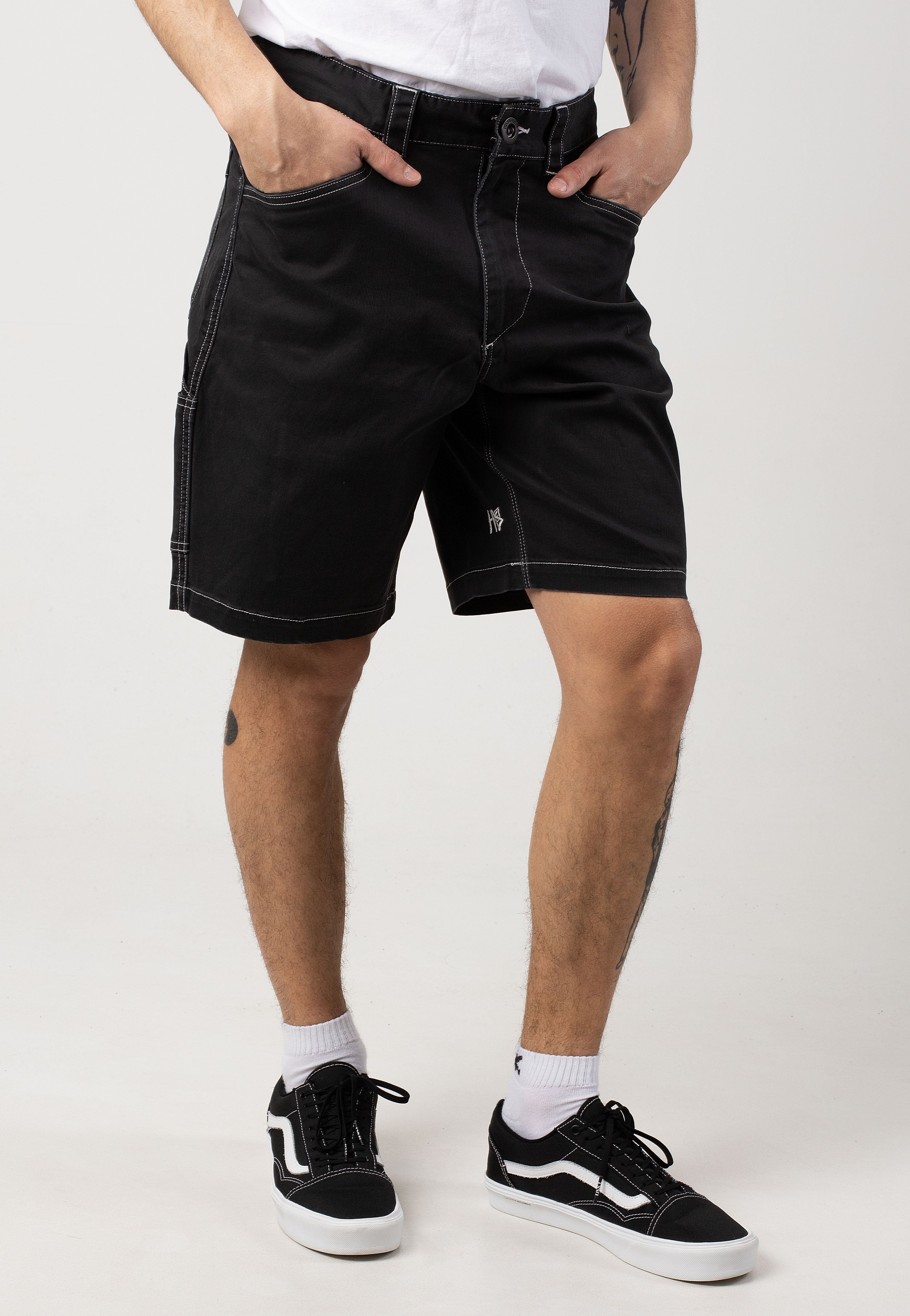 Volcom - V Ent Hockey Dad 20 Black - Shorts | Men-Image