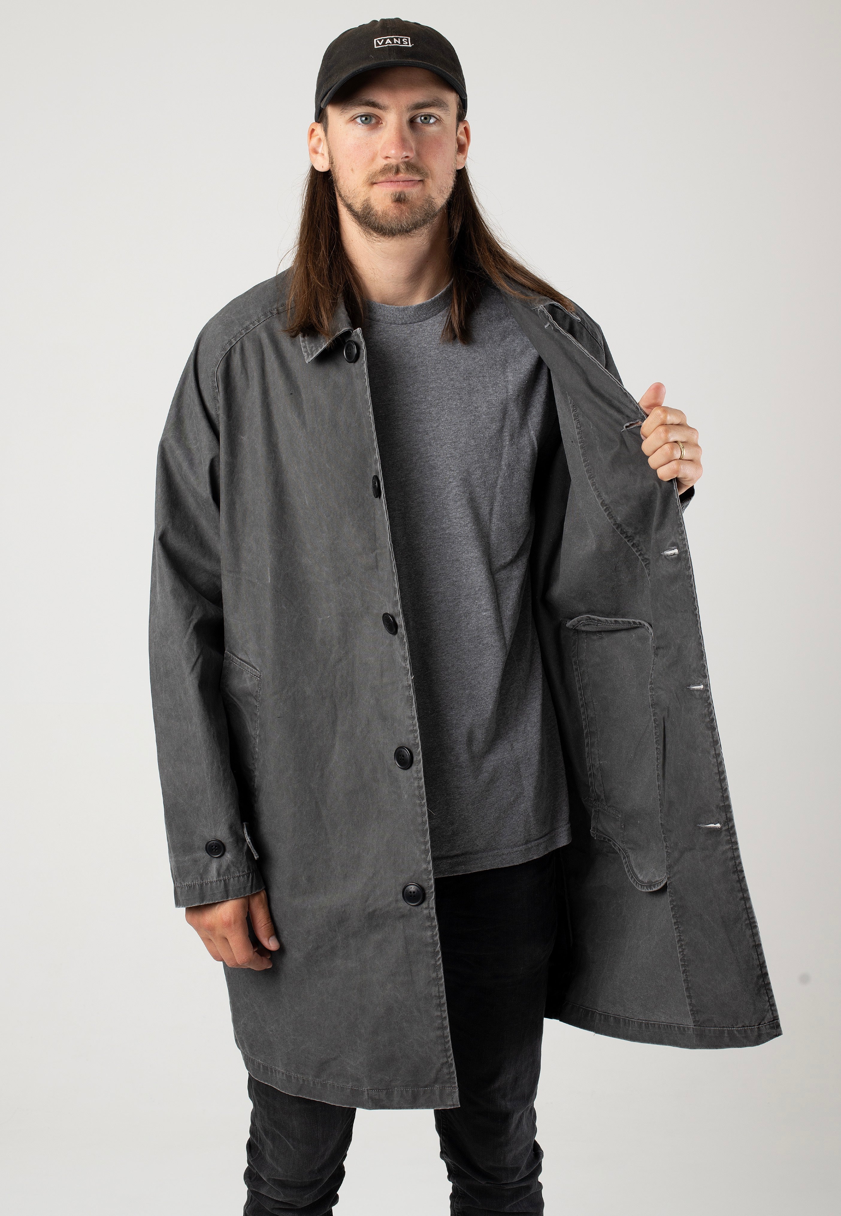 Volcom - V Ent Noa Deane Trench Heather Grey - Jacket | Men-Image