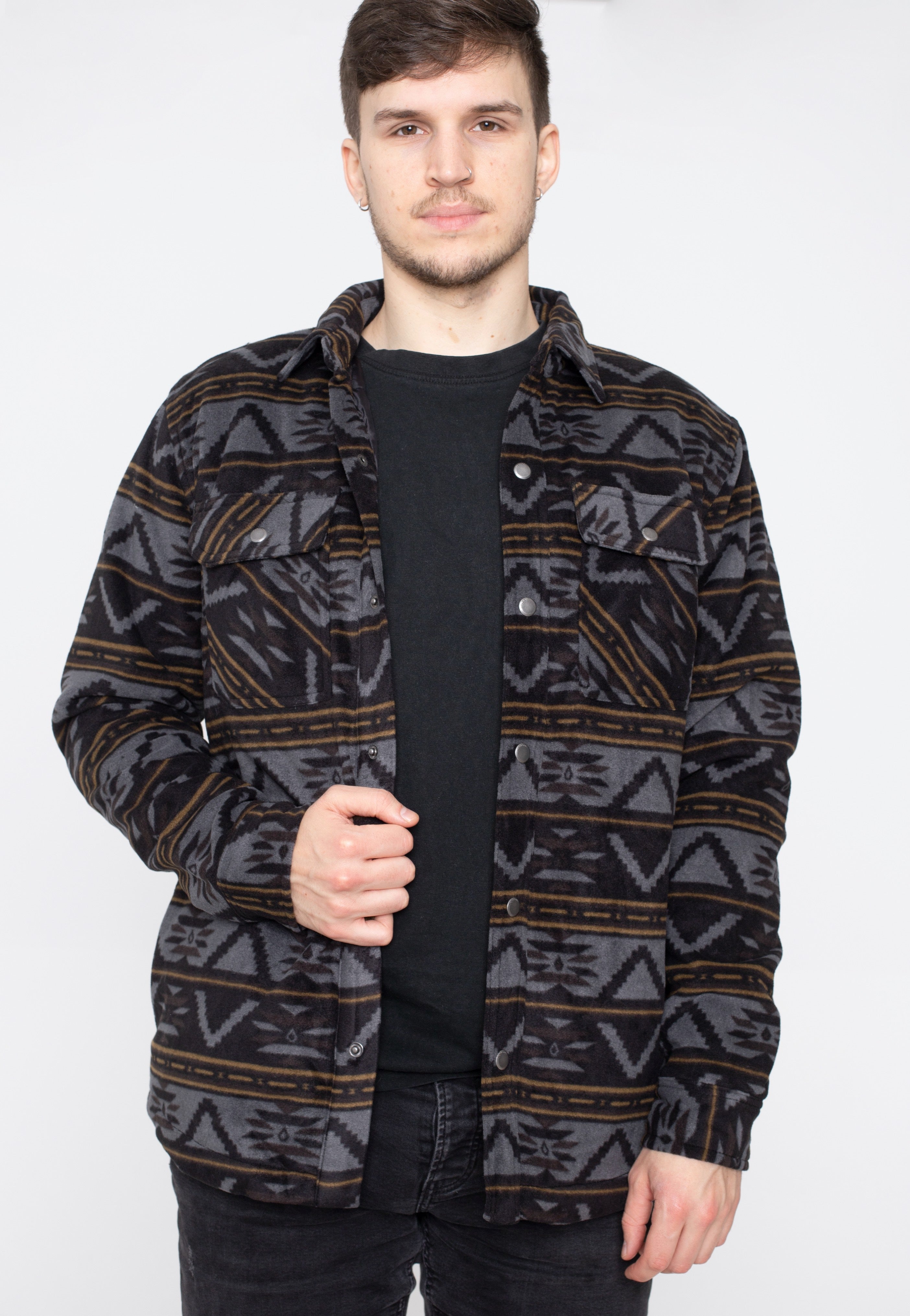 Volcom - Bowered Fleece Prt Print - Jacket | Men-Image