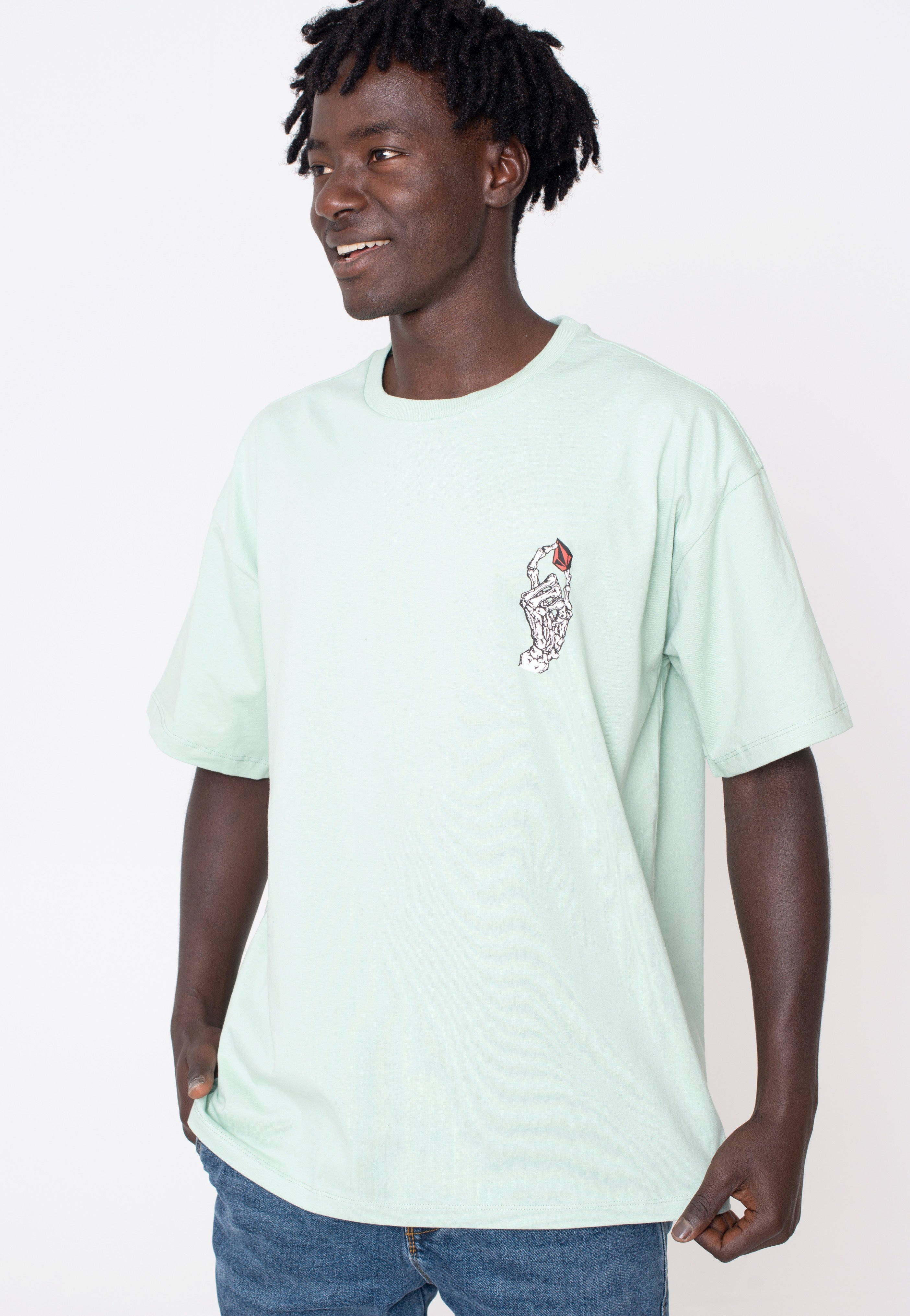 Volcom - Stokstone Lichen Green - T-Shirt | Men-Image