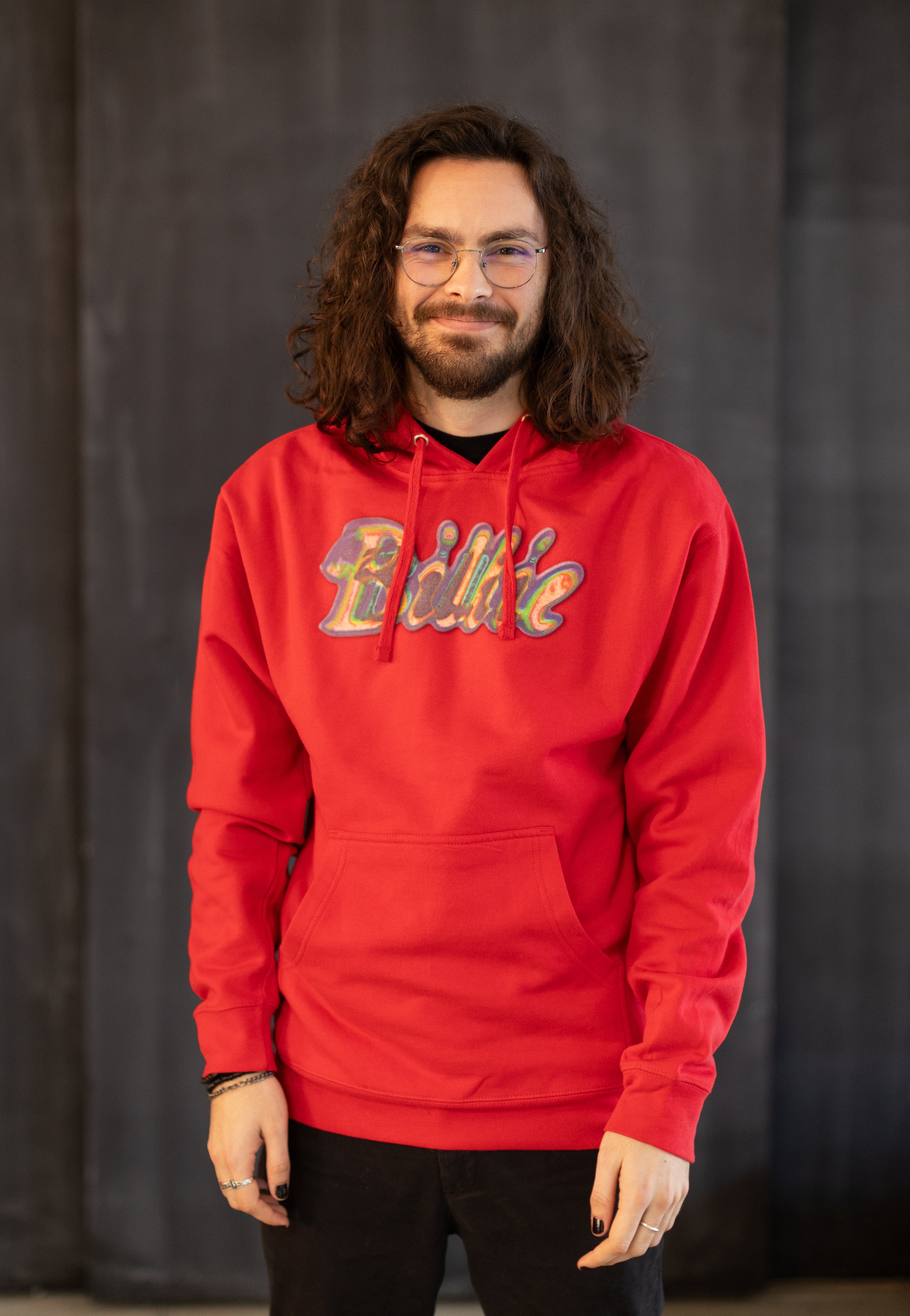 Billie Eilish - Silhouettes Red - Hoodie | Men-Image