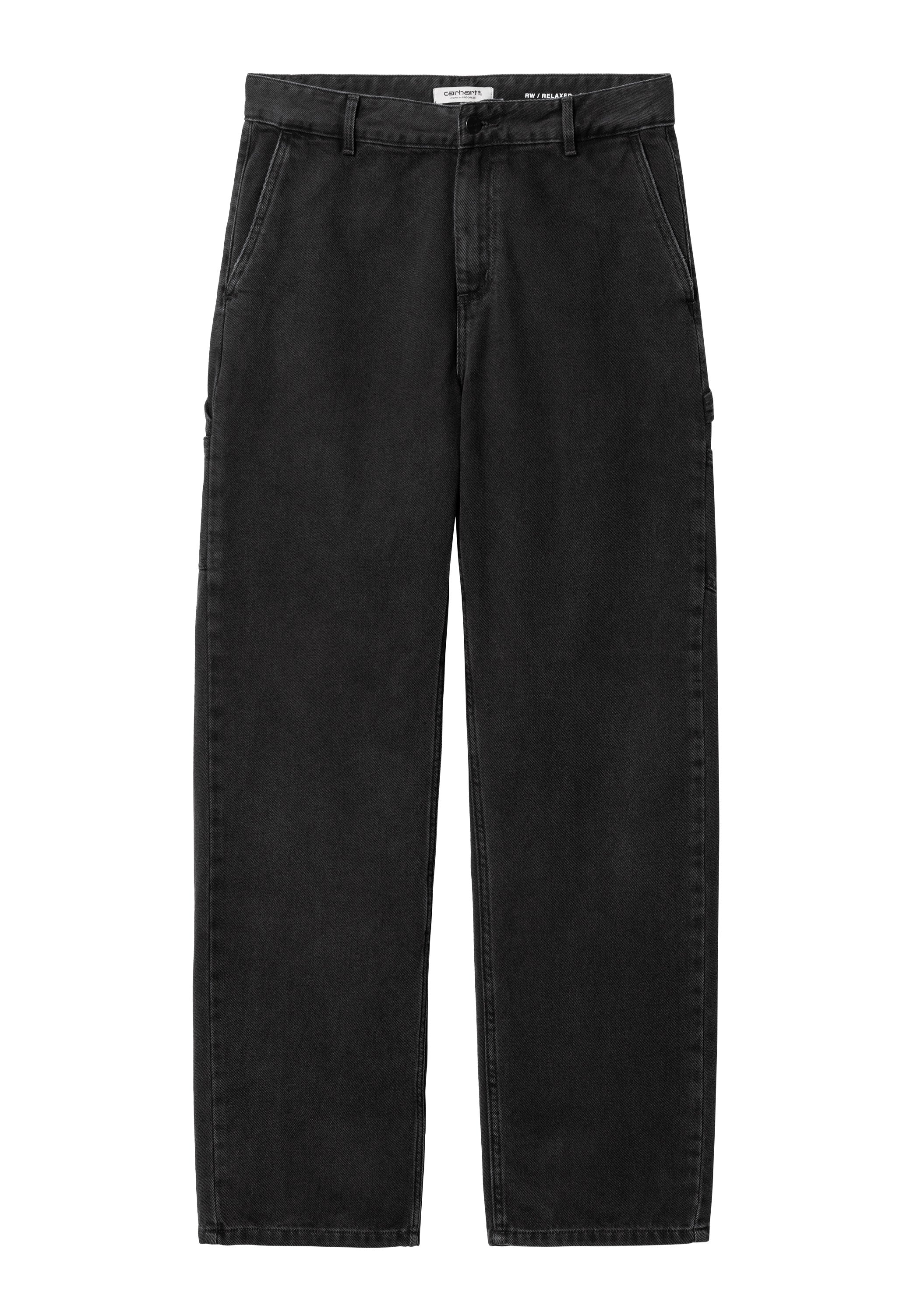 Carhartt WIP - W' Pierce Straight Stone Washed Black - Jeans | Women-Image