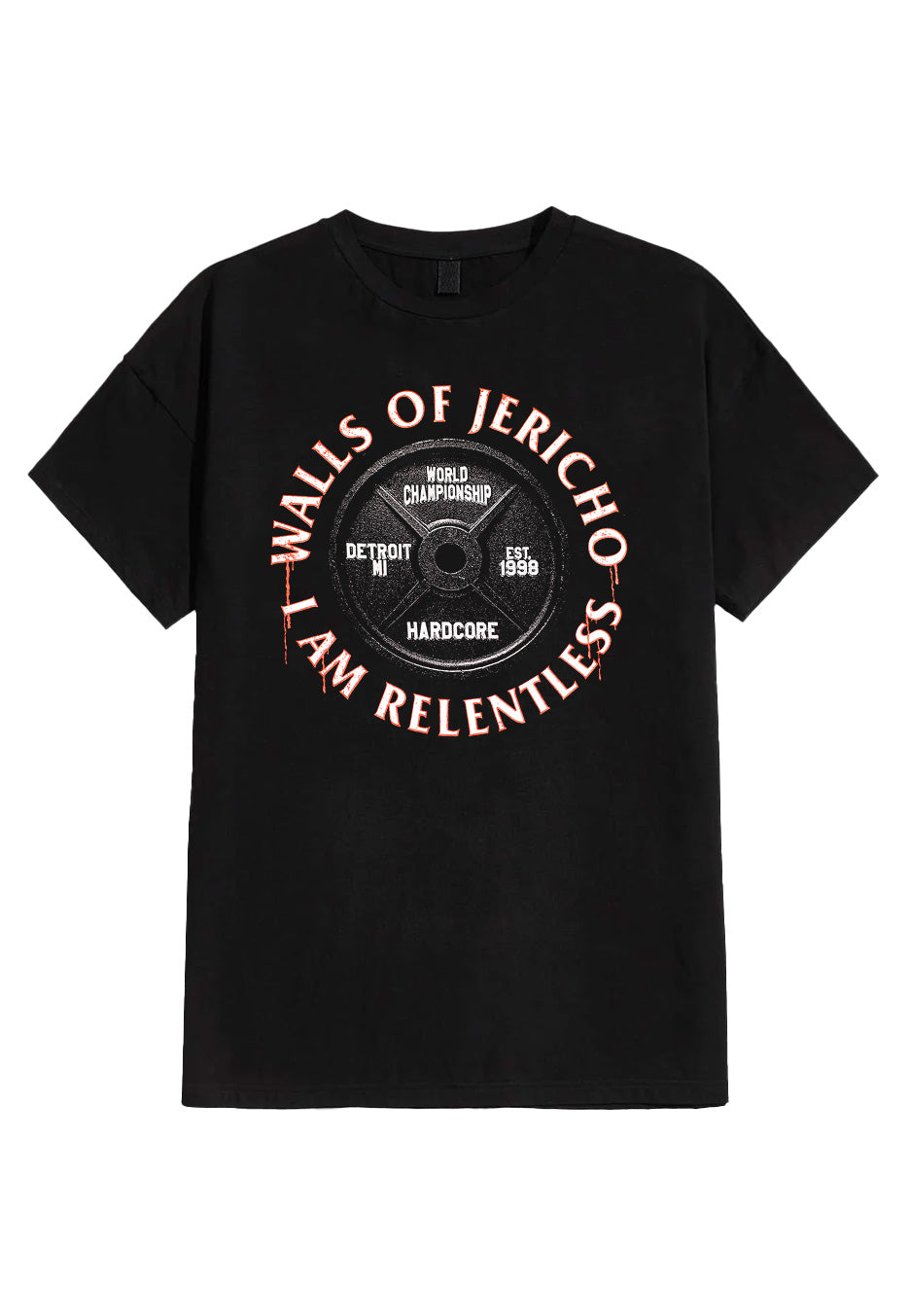 Walls Of Jericho - Bloody Barbell - T-Shirt | Neutral-Image