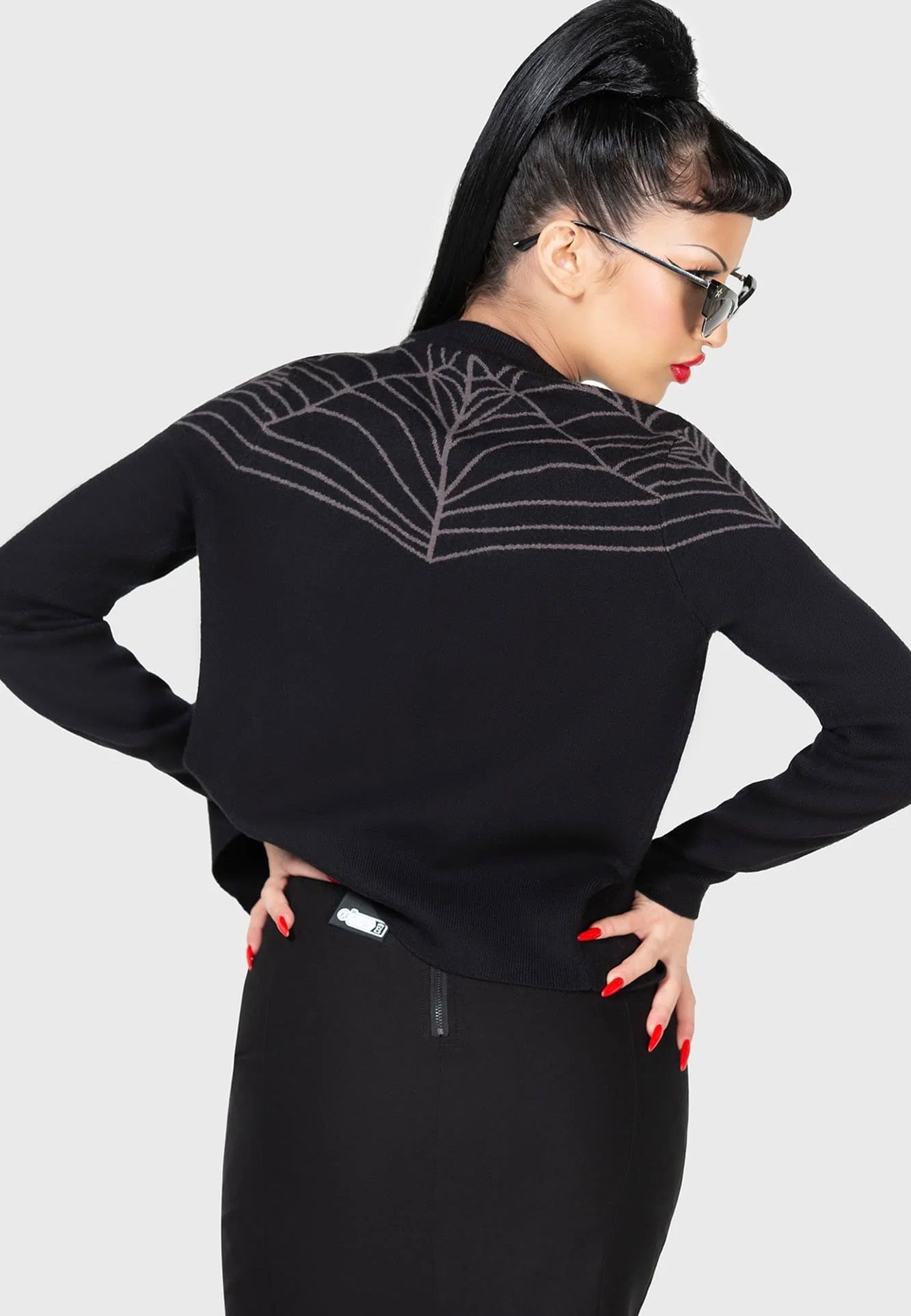 Killstar - Web With It Black - Cardigan | Women-Image