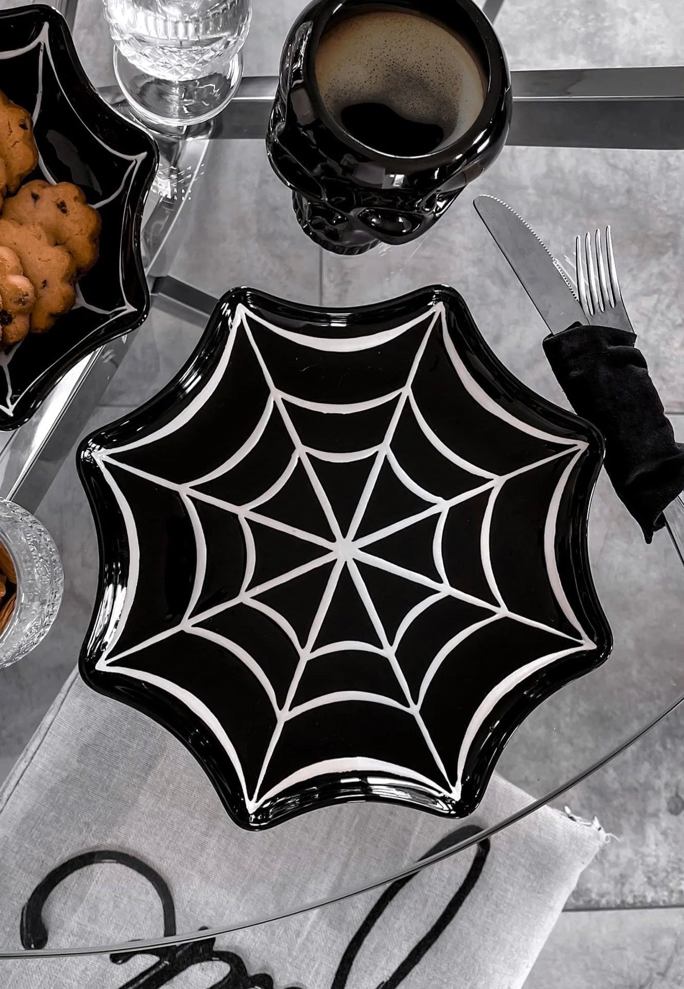 Killstar - Web Dinner - Plate | Neutral-Image