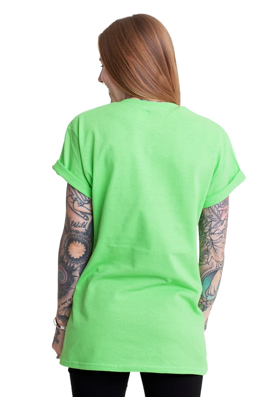 We Butter The Bread With Butter - Entchen Lime - T-Shirt | Women-Image