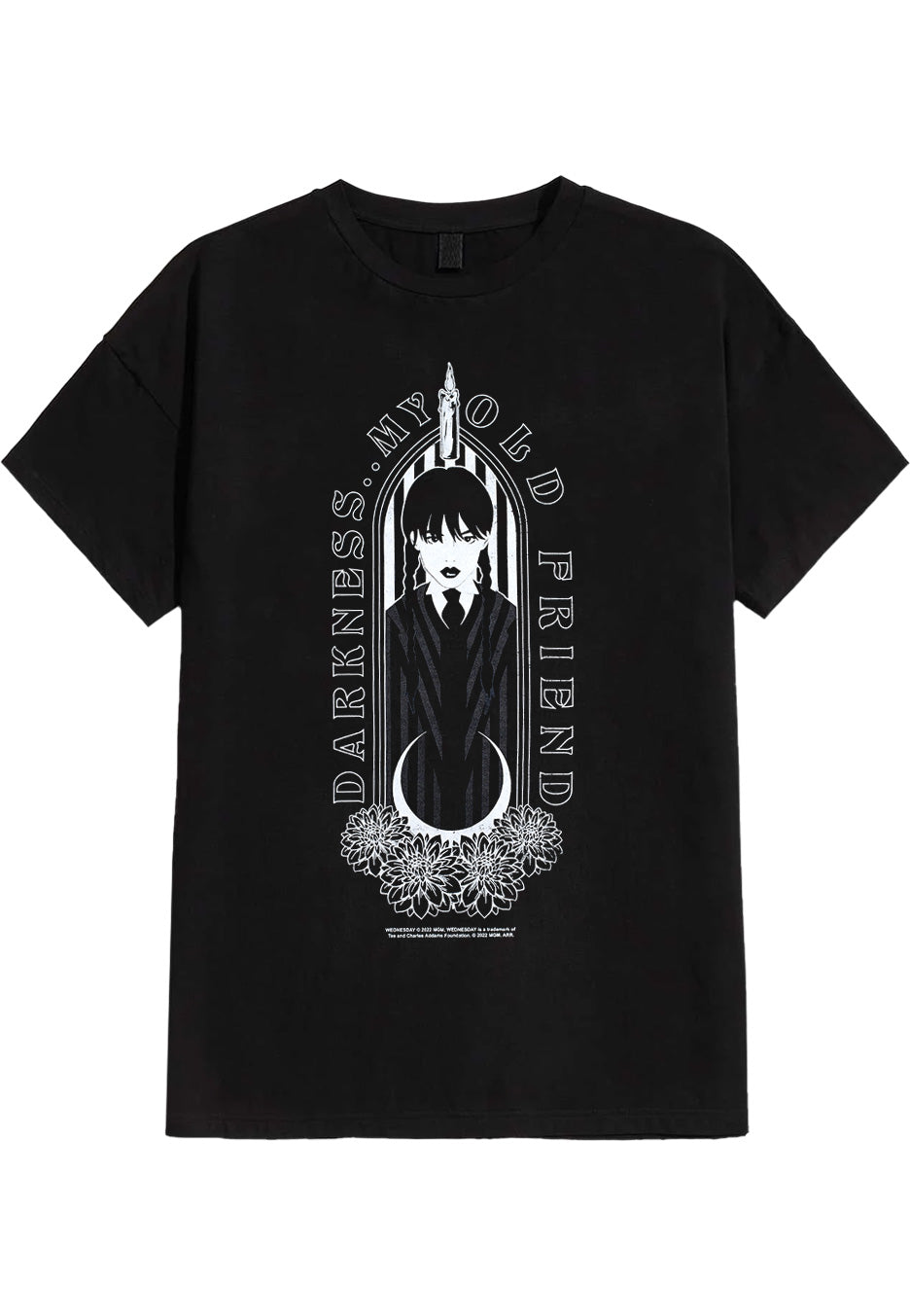 Wednesday Addams - Friend Of Darkness - T-Shirt | Neutral-Image