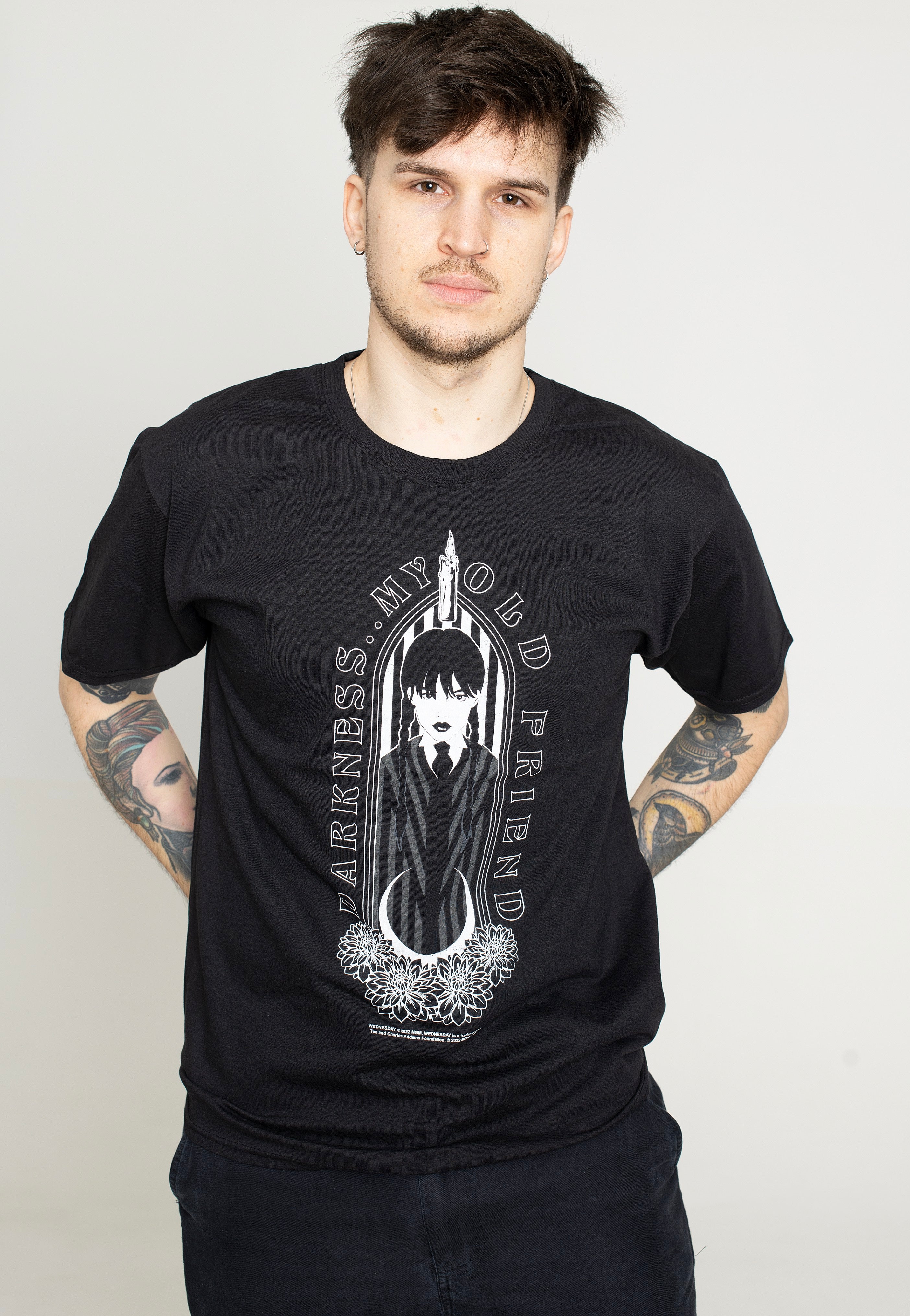 Wednesday Addams - Friend Of Darkness - T-Shirt | Men-Image