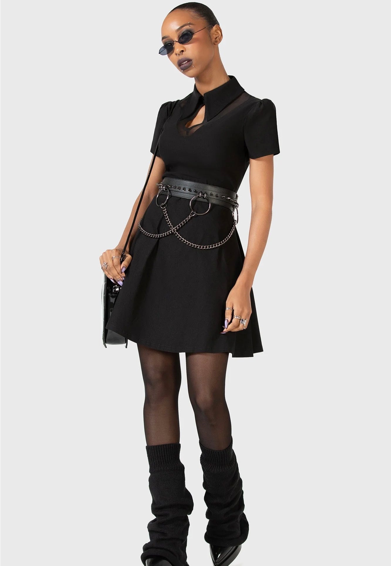 Killstar x Kihilist - Wept Inside Mini Black - Dress | Women-Image