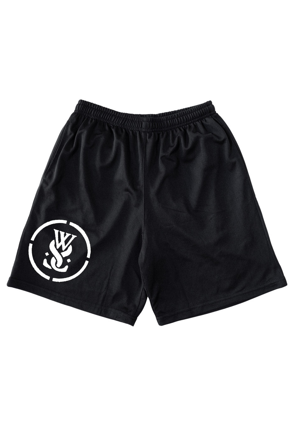 While She Sleeps - Stencil Circle Logo - Shorts | Neutral-Image