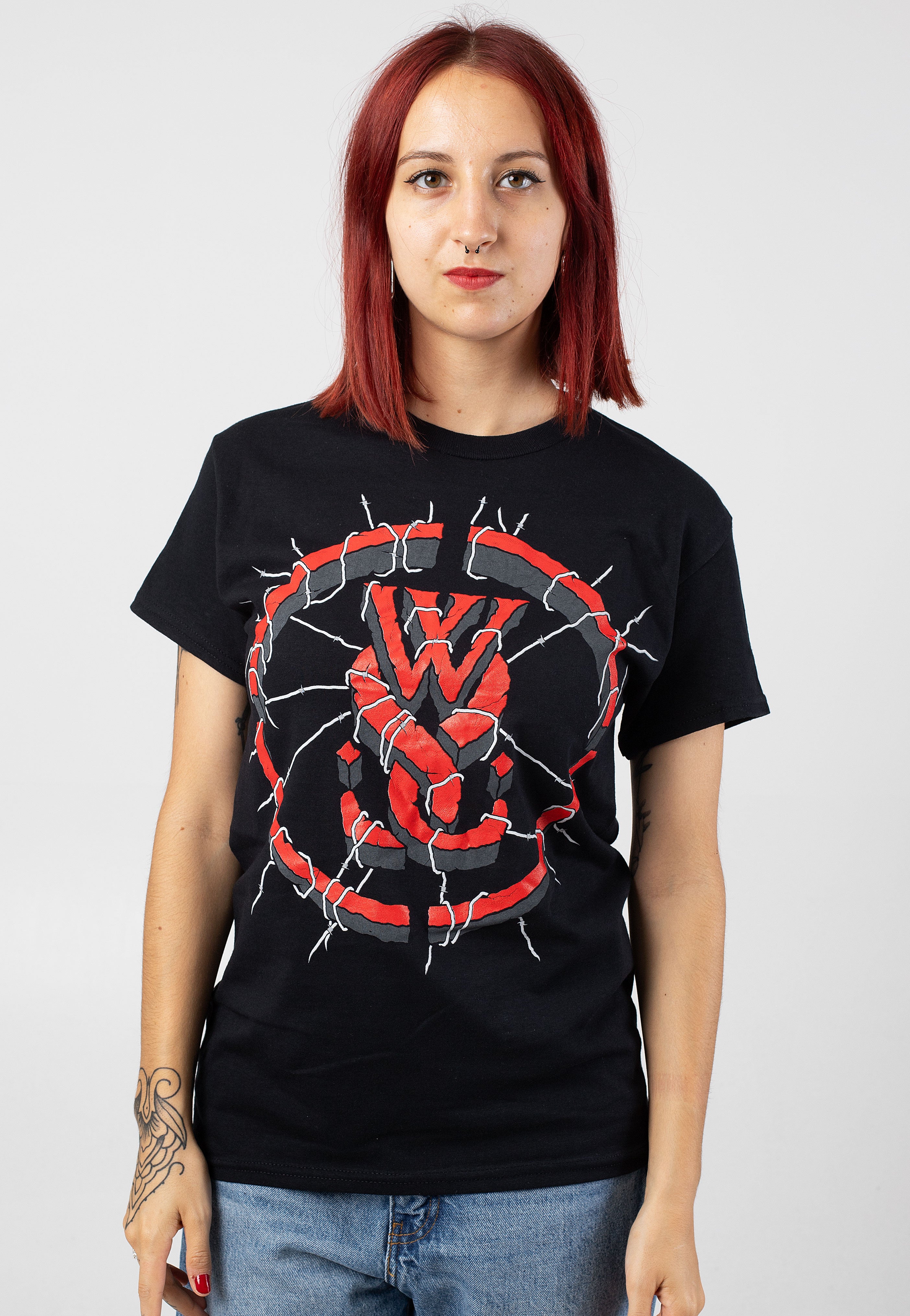 While She Sleeps - Barbed Emblem - T-Shirt | Women-Image