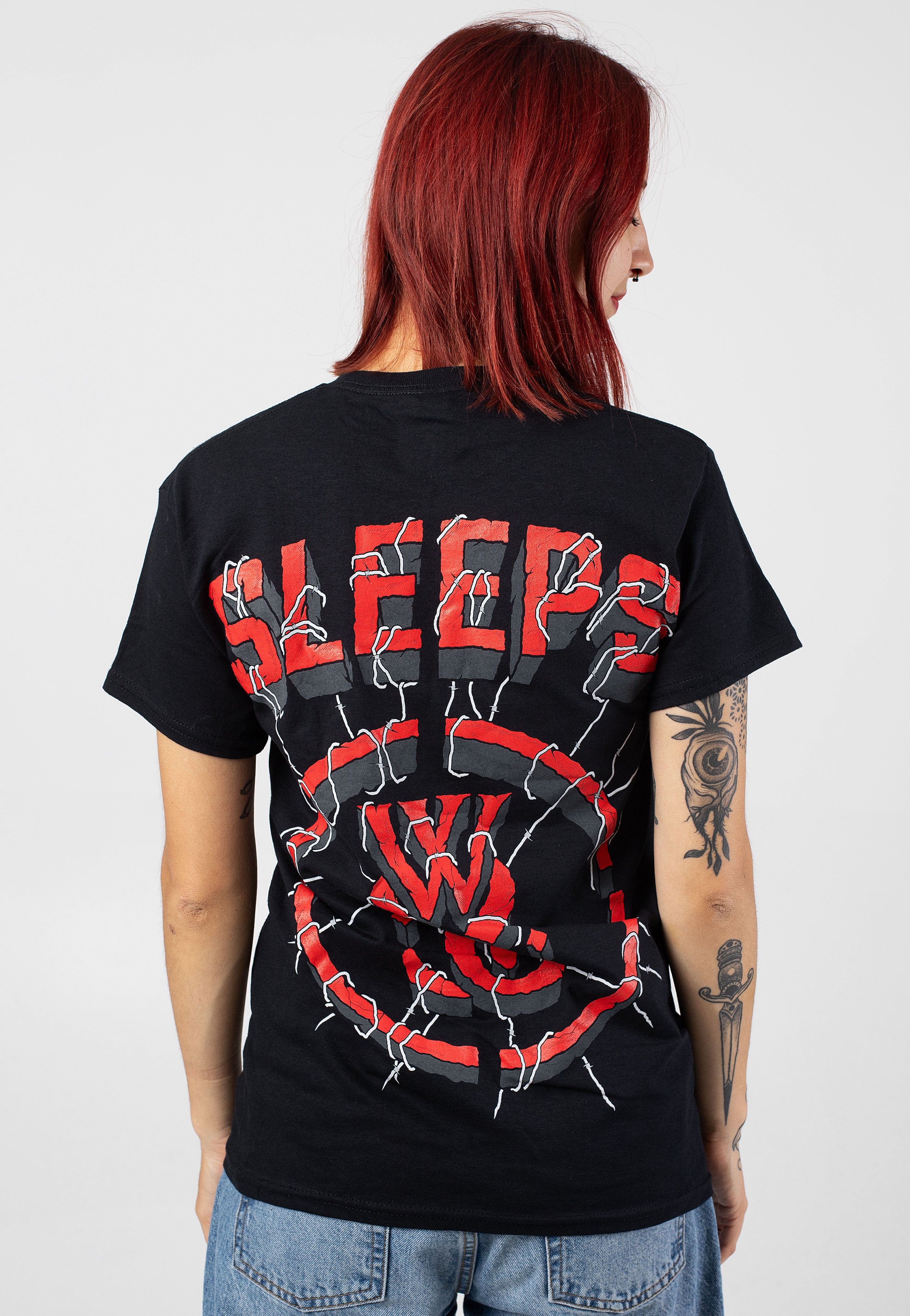 While She Sleeps - Barbed Emblem - T-Shirt | Women-Image