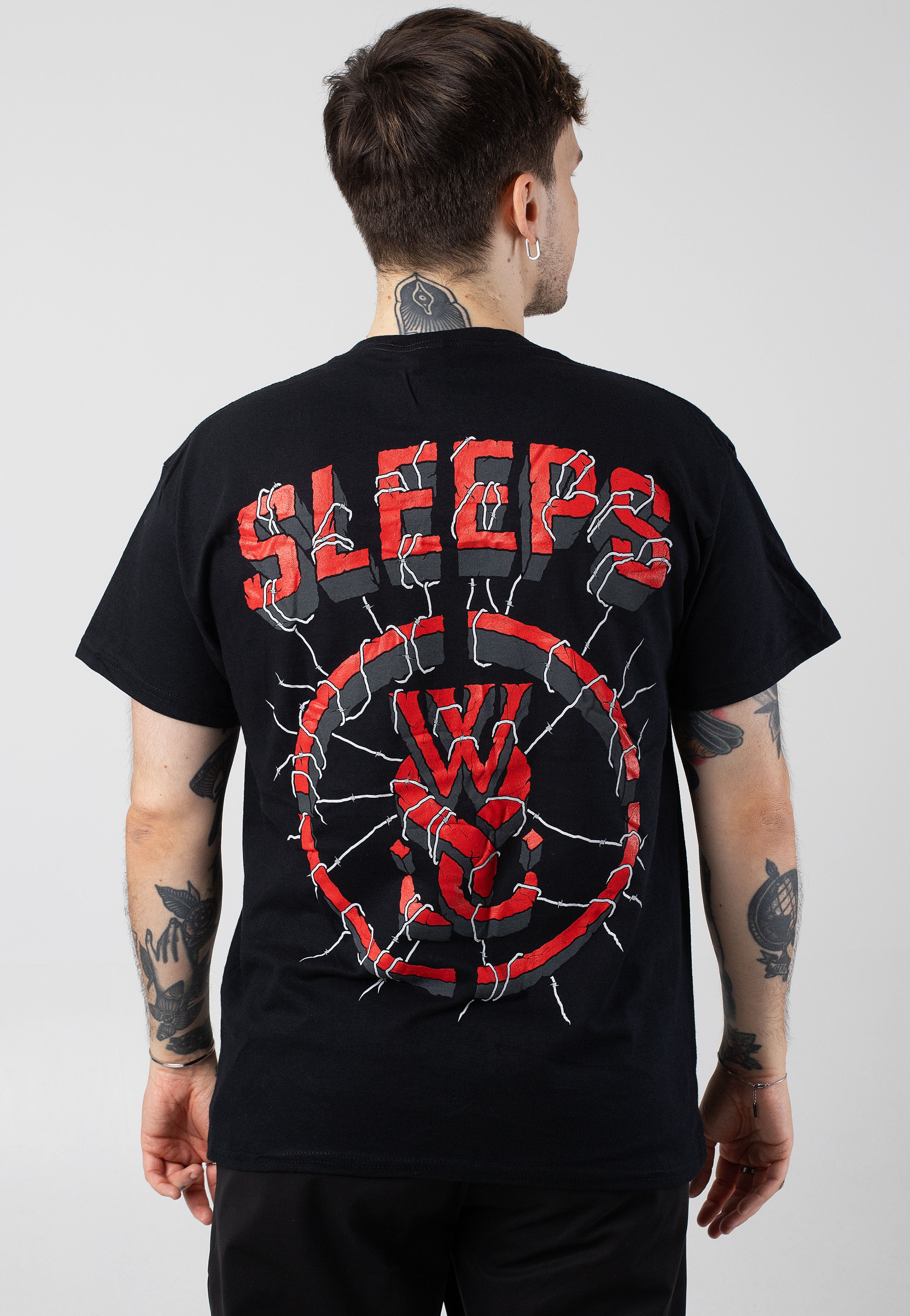 While She Sleeps - Barbed Emblem - T-Shirt | Men-Image