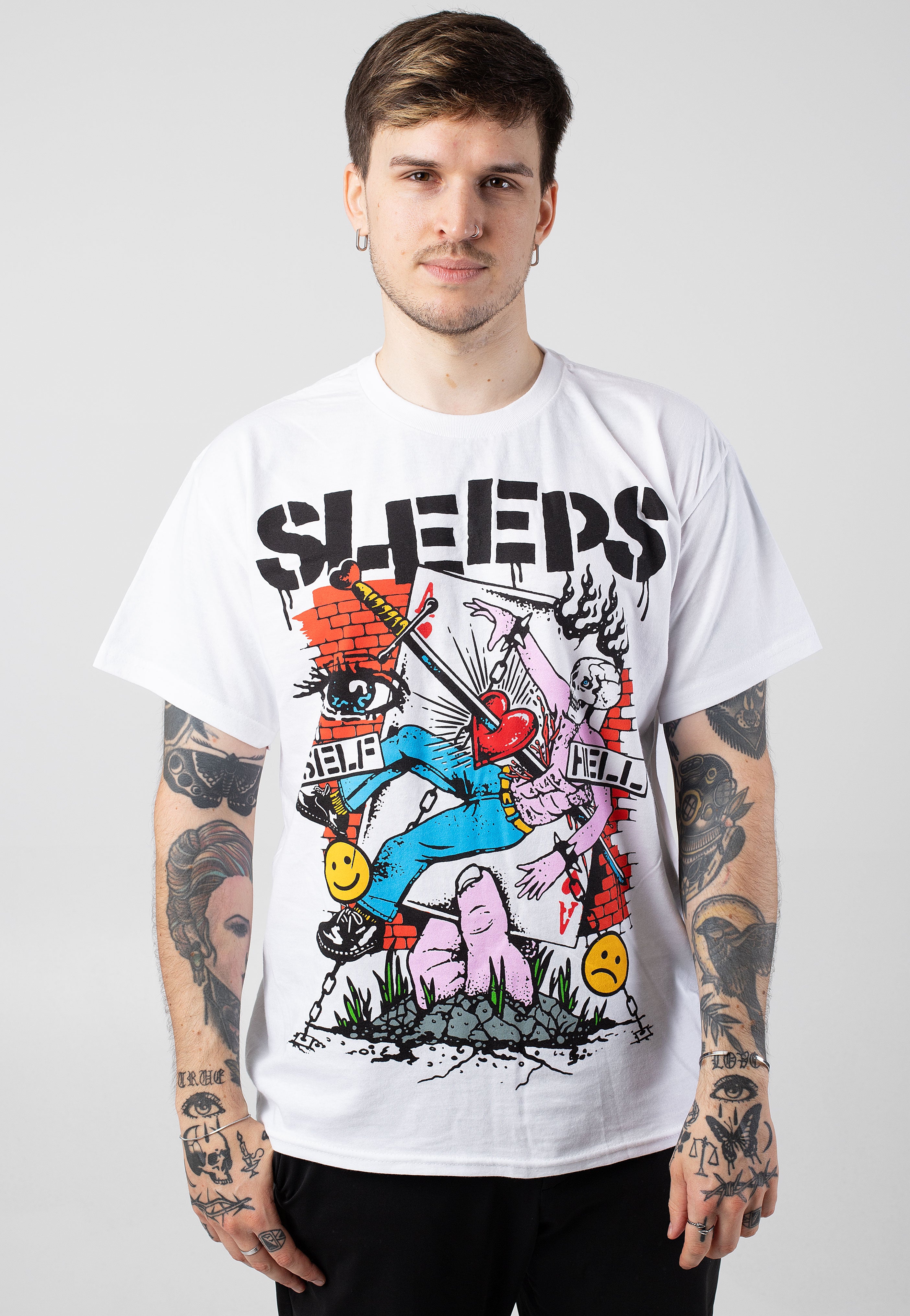 While She Sleeps - Praise The Love White - T-Shirt | Men-Image