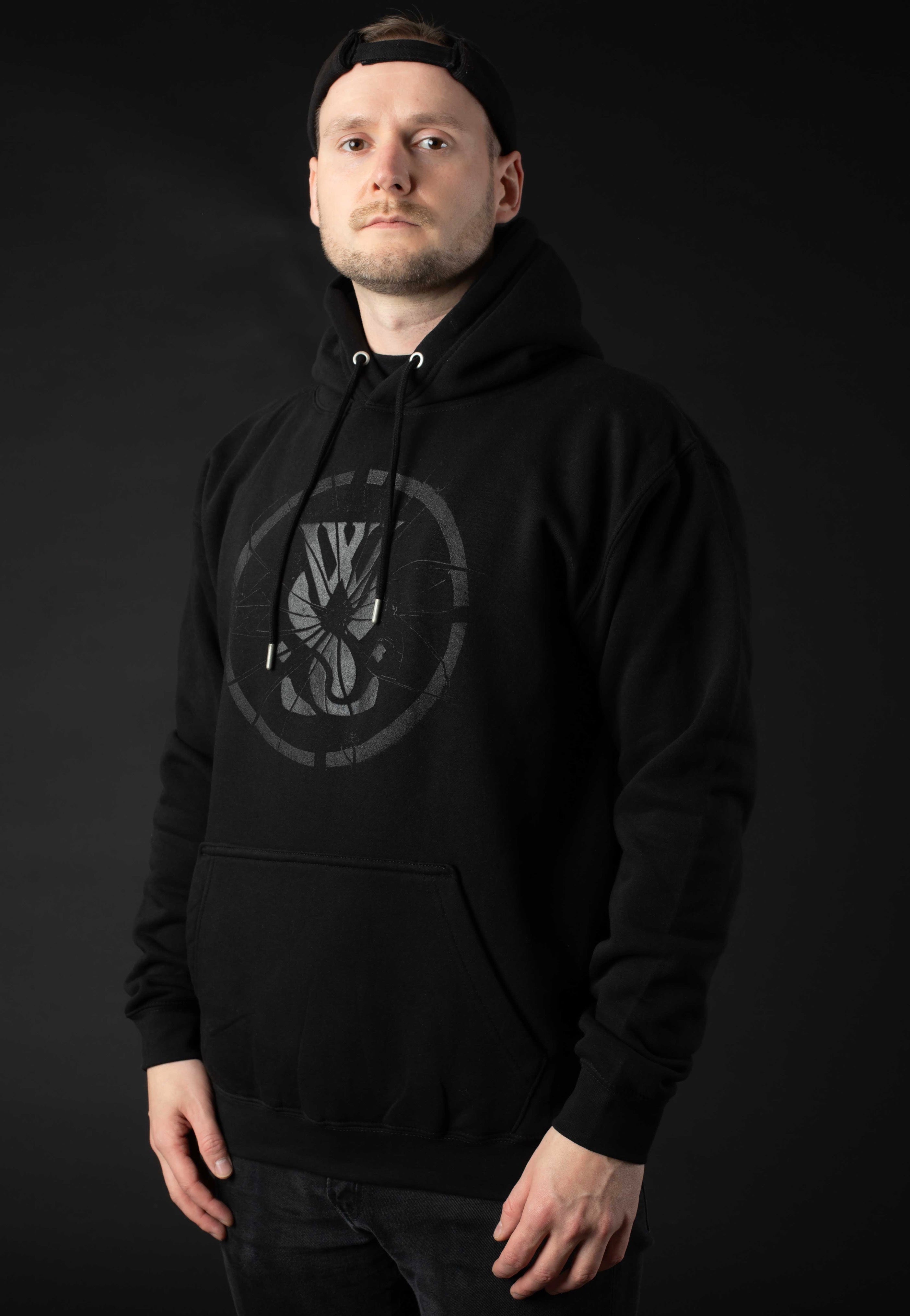 While She Sleeps - Self Hell Smash Limited Black On Black - Hoodie | Men-Image