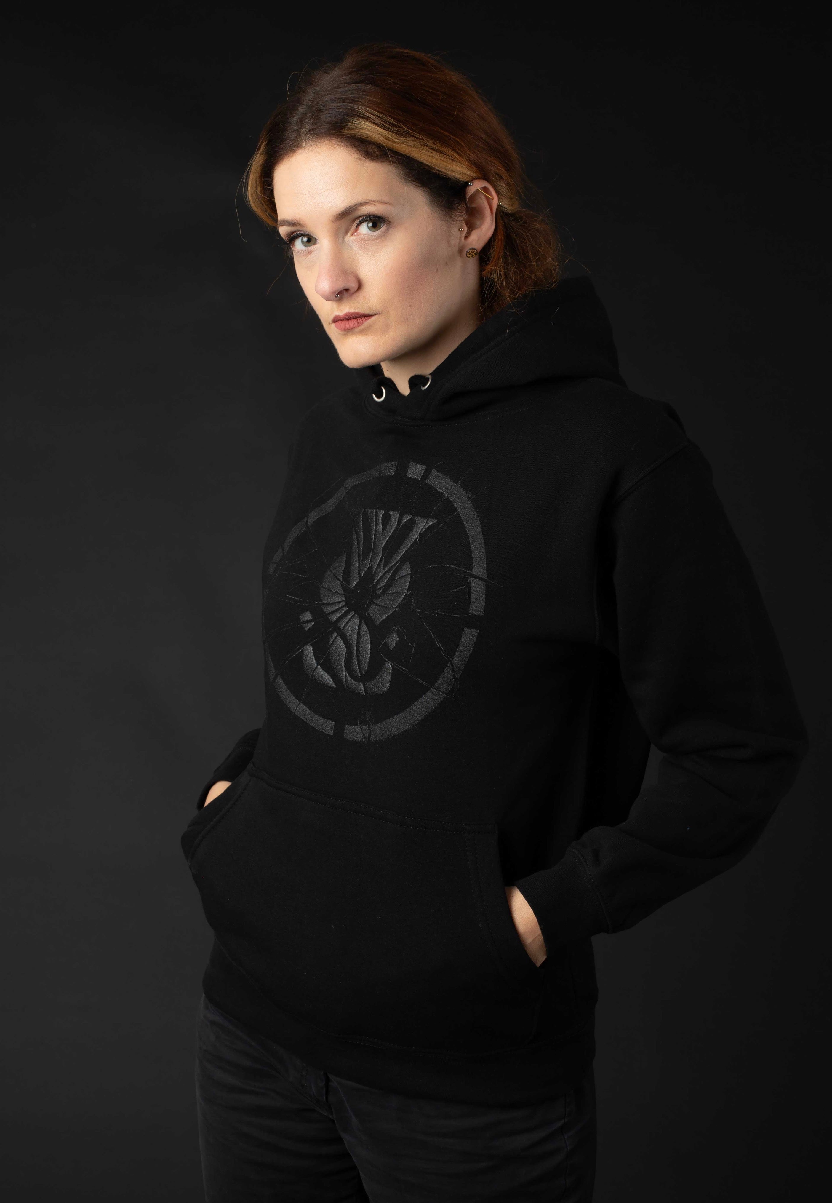 While She Sleeps - Self Hell Smash Limited Black On Black - Hoodie | Women-Image