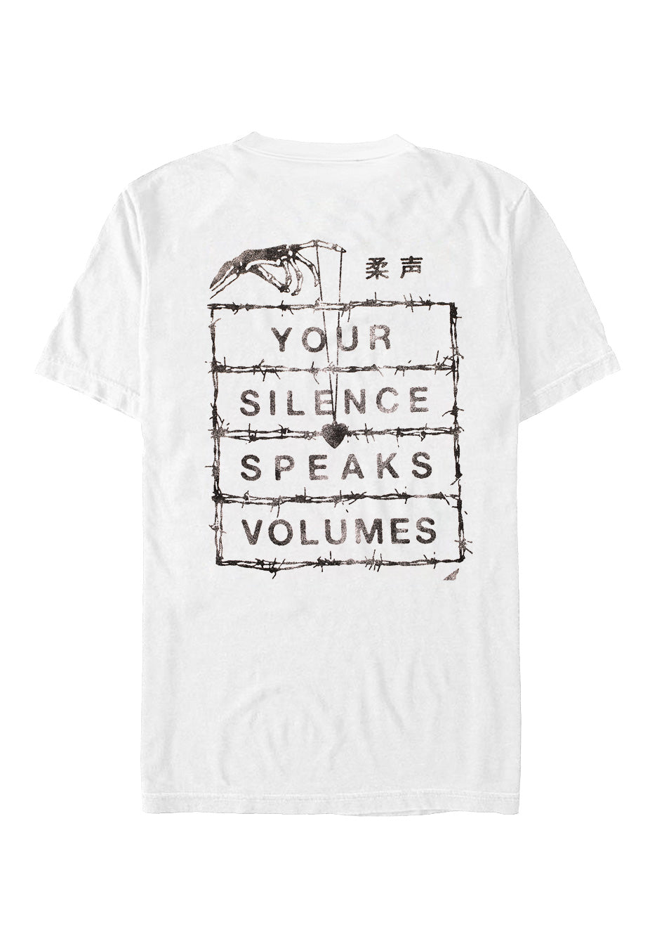 While She Sleeps - Silence White - T-Shirt | Neutral-Image