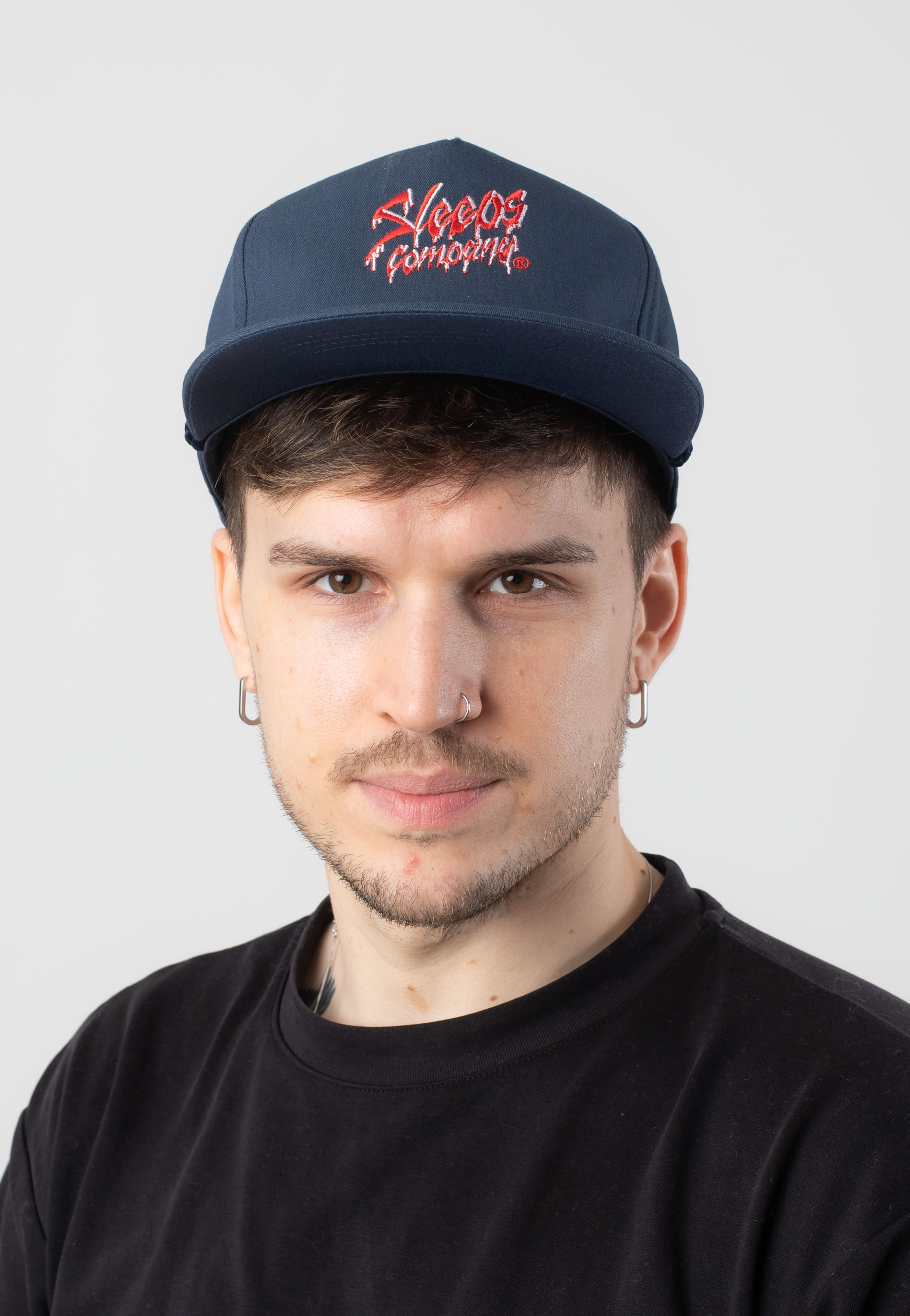 While She Sleeps - Sleeps Comp Navy Snapback - Cap | Men-Image