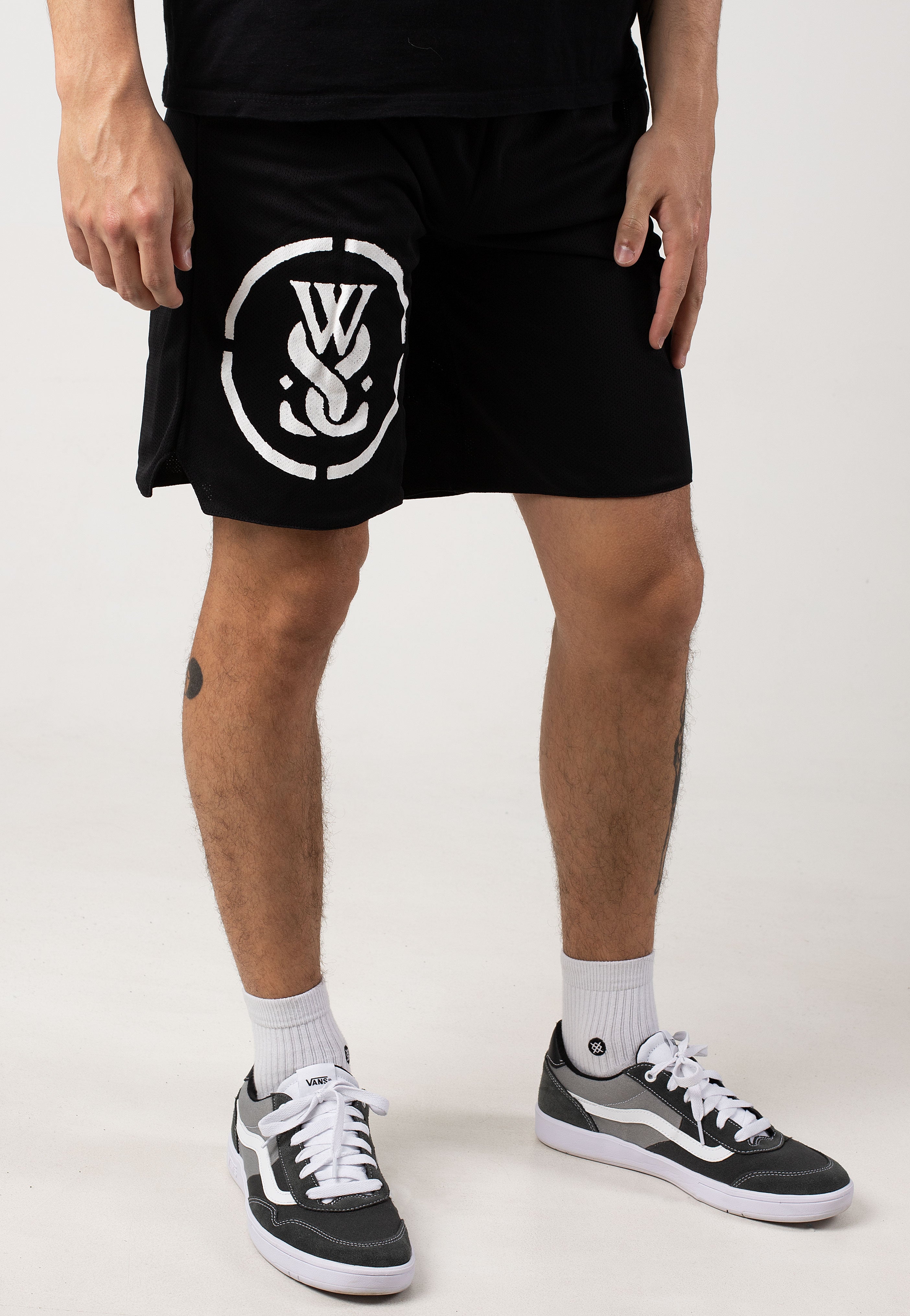 While She Sleeps - Stencil Circle Logo - Shorts | Men-Image