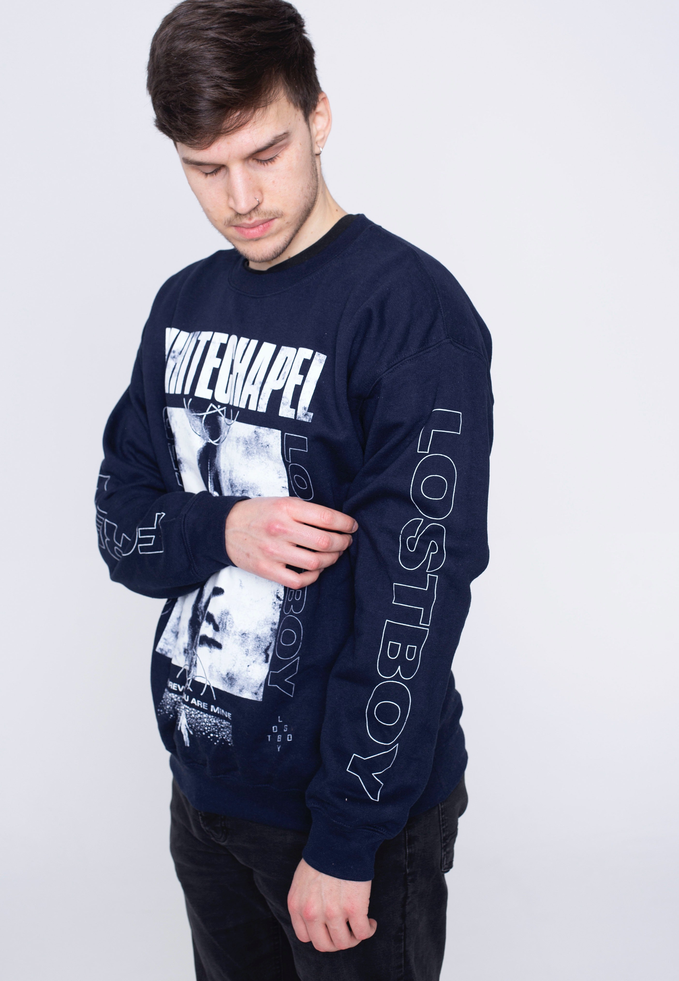 Whitechapel - Lost Boy Navy - Sweater | Men-Image