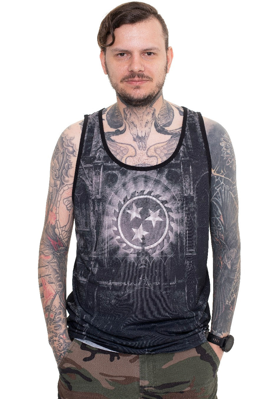 Whitechapel - Church Of The Blade Allover - Tank | Men-Image