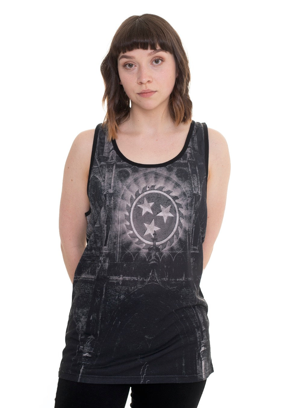 Whitechapel - Church Of The Blade Allover - Tank | Women-Image